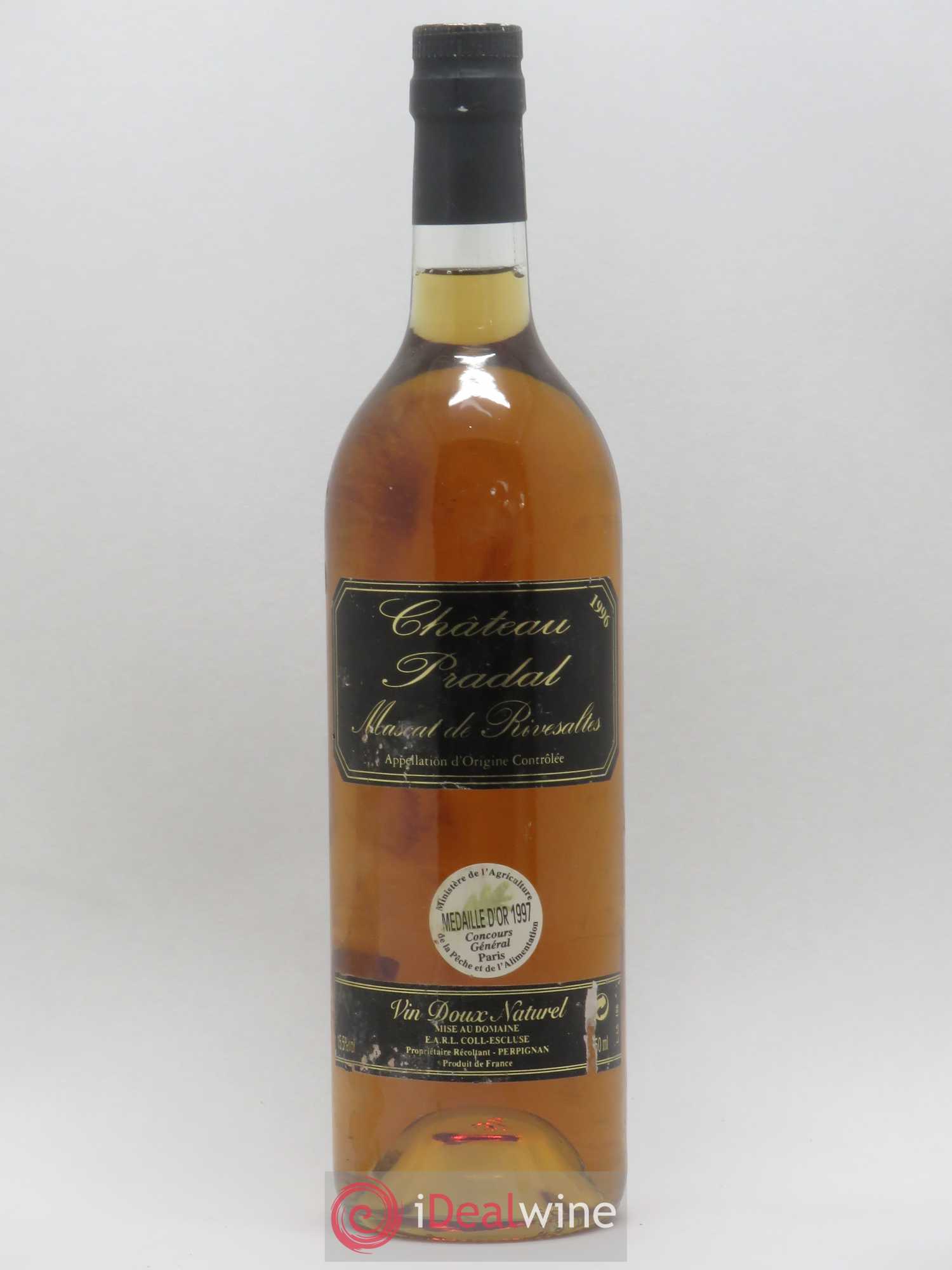 Muscat de Rivesaltes Château Pradal (sans prix de réserve) 1996 - Posten von 1 Flasche - 0