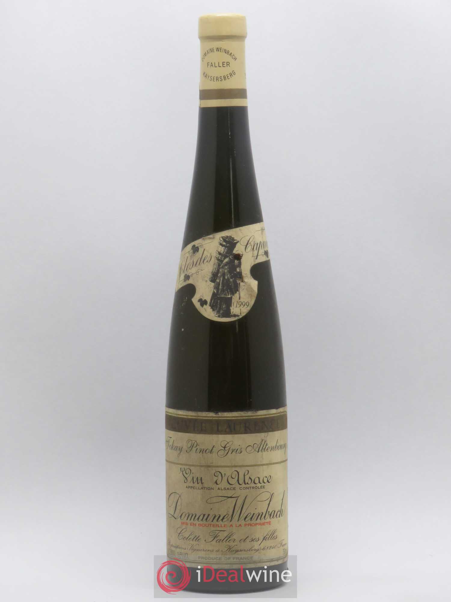 Alsace Pinot Gris (Tokay) Vendanges Tardives Altenbourg Cuvée Laurence Weinbach (Domaine) 1999 - Lotto di 1 bottiglia - 0