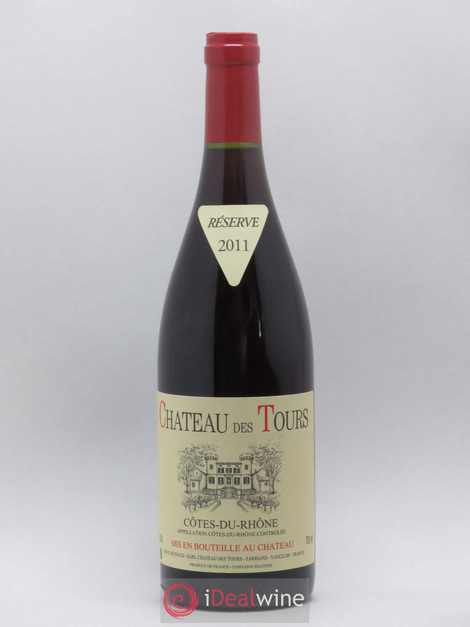 Côtes-du-Rhône Château des Tours Emmanuel Reynaud 2011 - Lot de 1 bouteille - 0