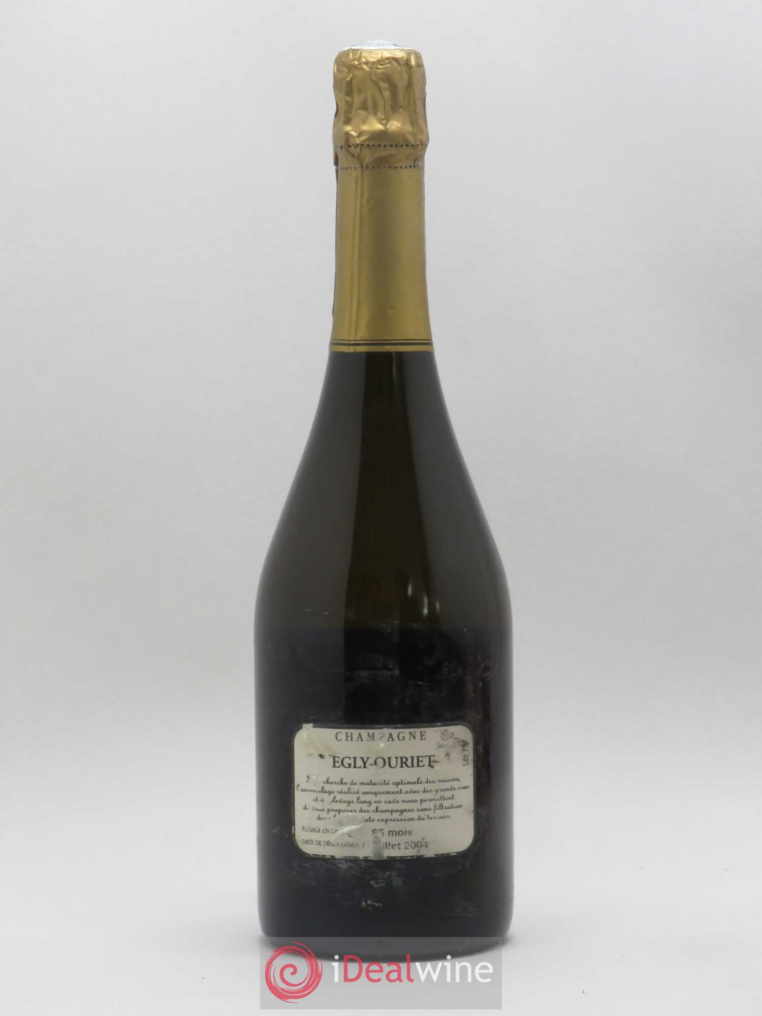 Ambonnay Vieilles Vignes Brut Millésimé Egly-Ouriet 1996 - Lot de 1 bouteille - 1