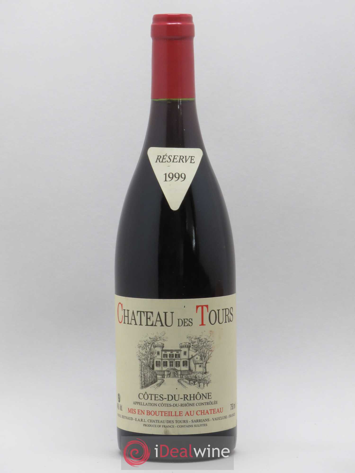 Côtes-du-Rhône Château des Tours Emmanuel Reynaud 1999 - Lot de 1 bouteille - 0