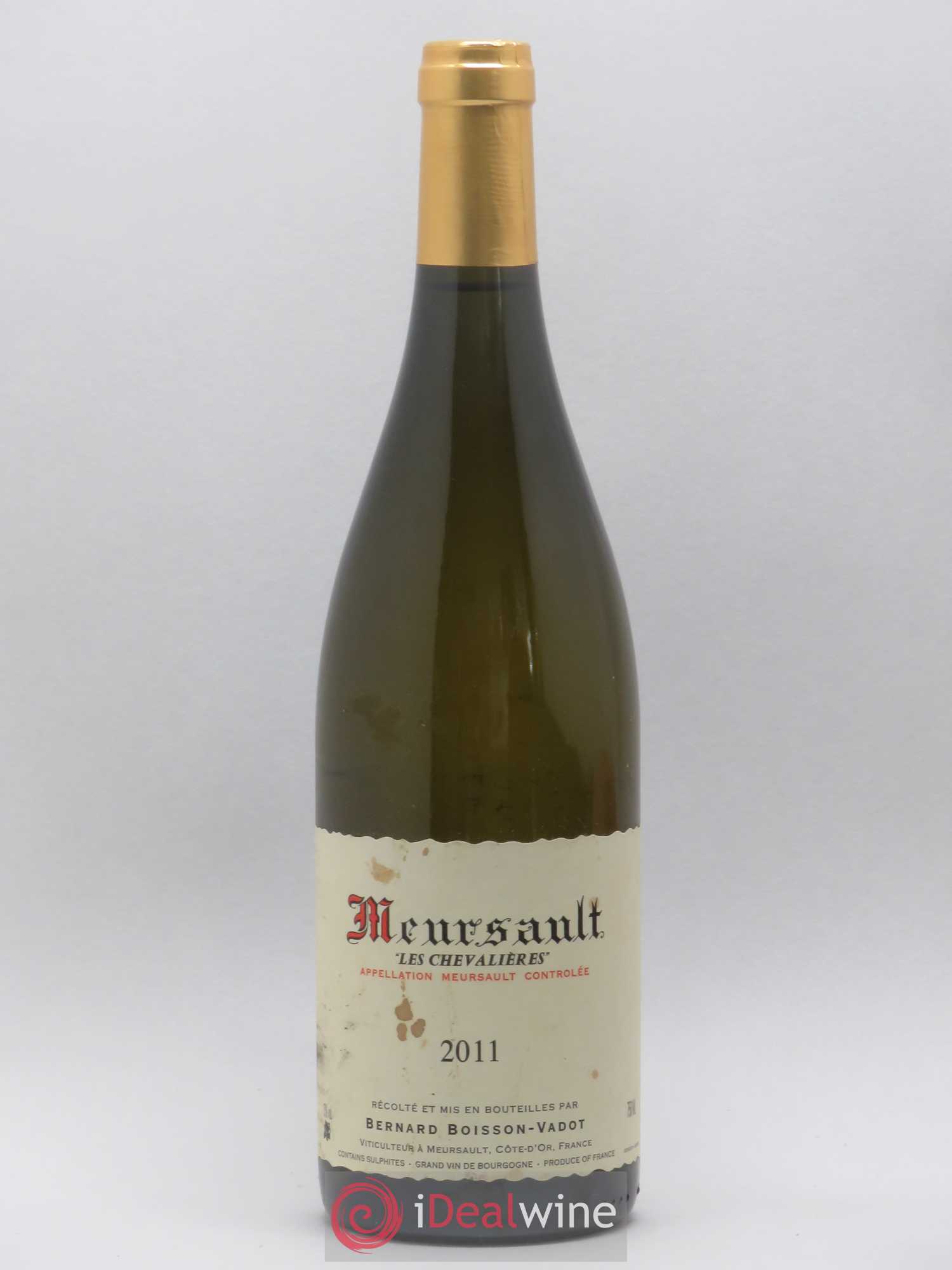 Meursault Les Chevalières Boisson-Vadot (Domaine) 2011 - Lot de 1 bouteille - 0