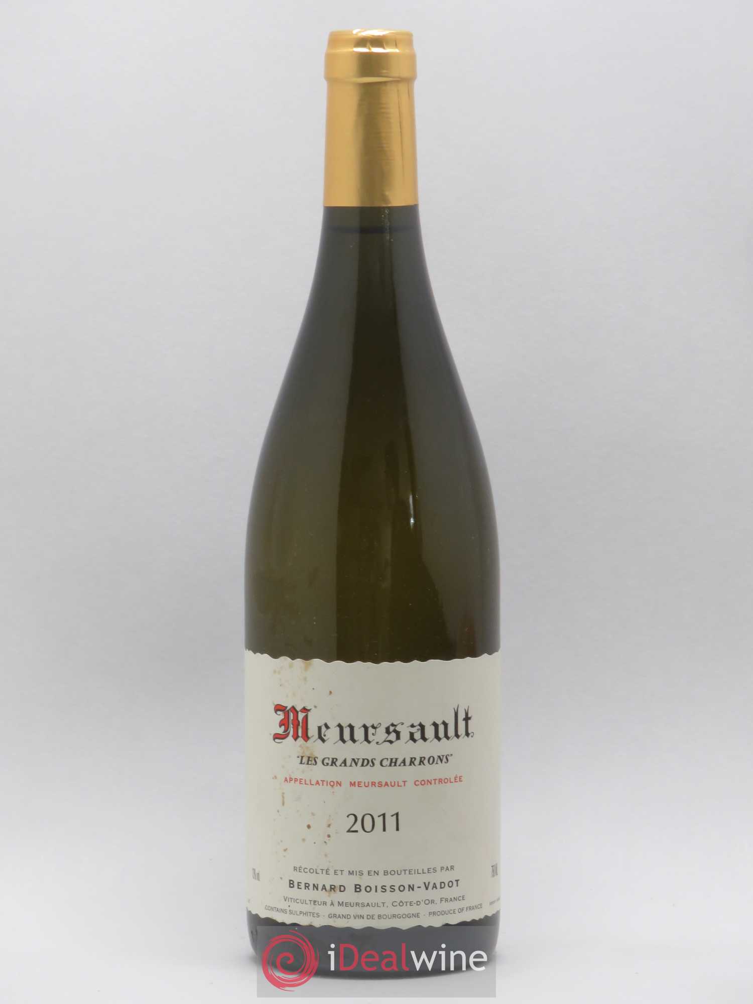 Meursault Les Grands Charrons Boisson-Vadot (Domaine) 2011 - Lot de 1 bouteille - 0