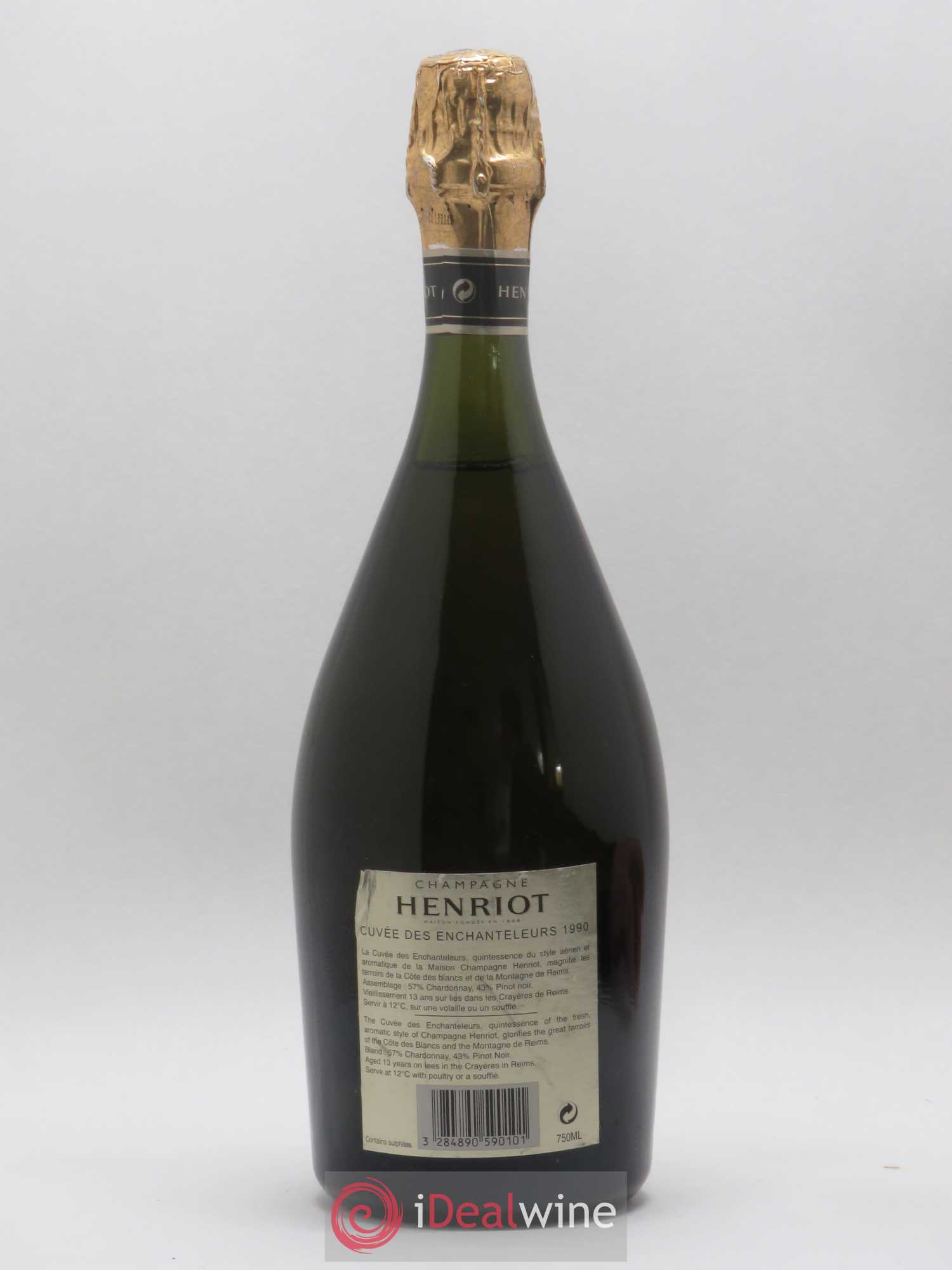 Cuvée des Enchanteleurs Henriot 1990 - Lot de 1 bouteille - 1