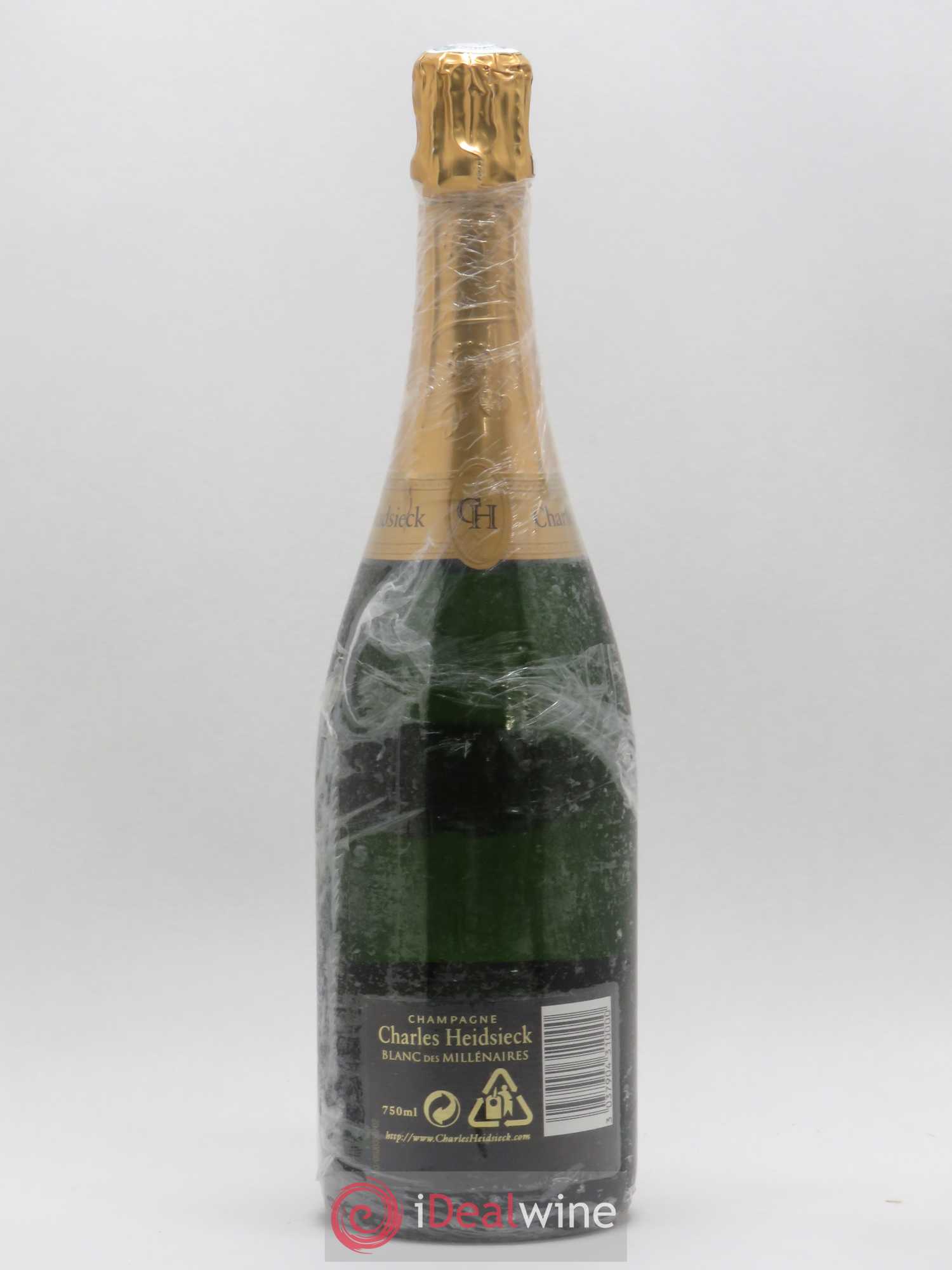 Blanc de Blancs Blanc des Millénaires Brut Charles Heidsieck 1995 - Lot de 1 bouteille - 1