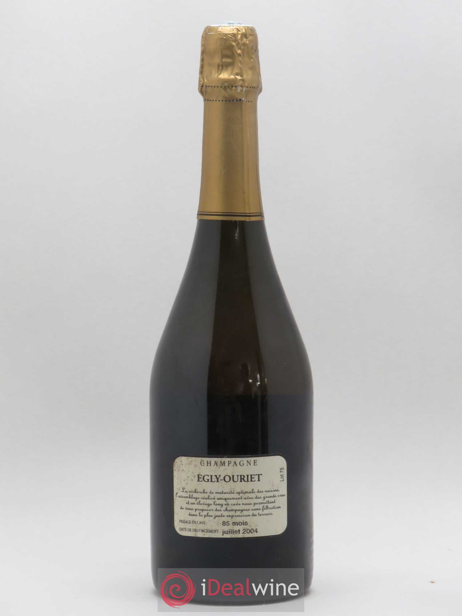 Ambonnay Vieilles Vignes Brut Millésimé Egly-Ouriet Vieilles Vignes 1996 - Lot de 1 bouteille - 1