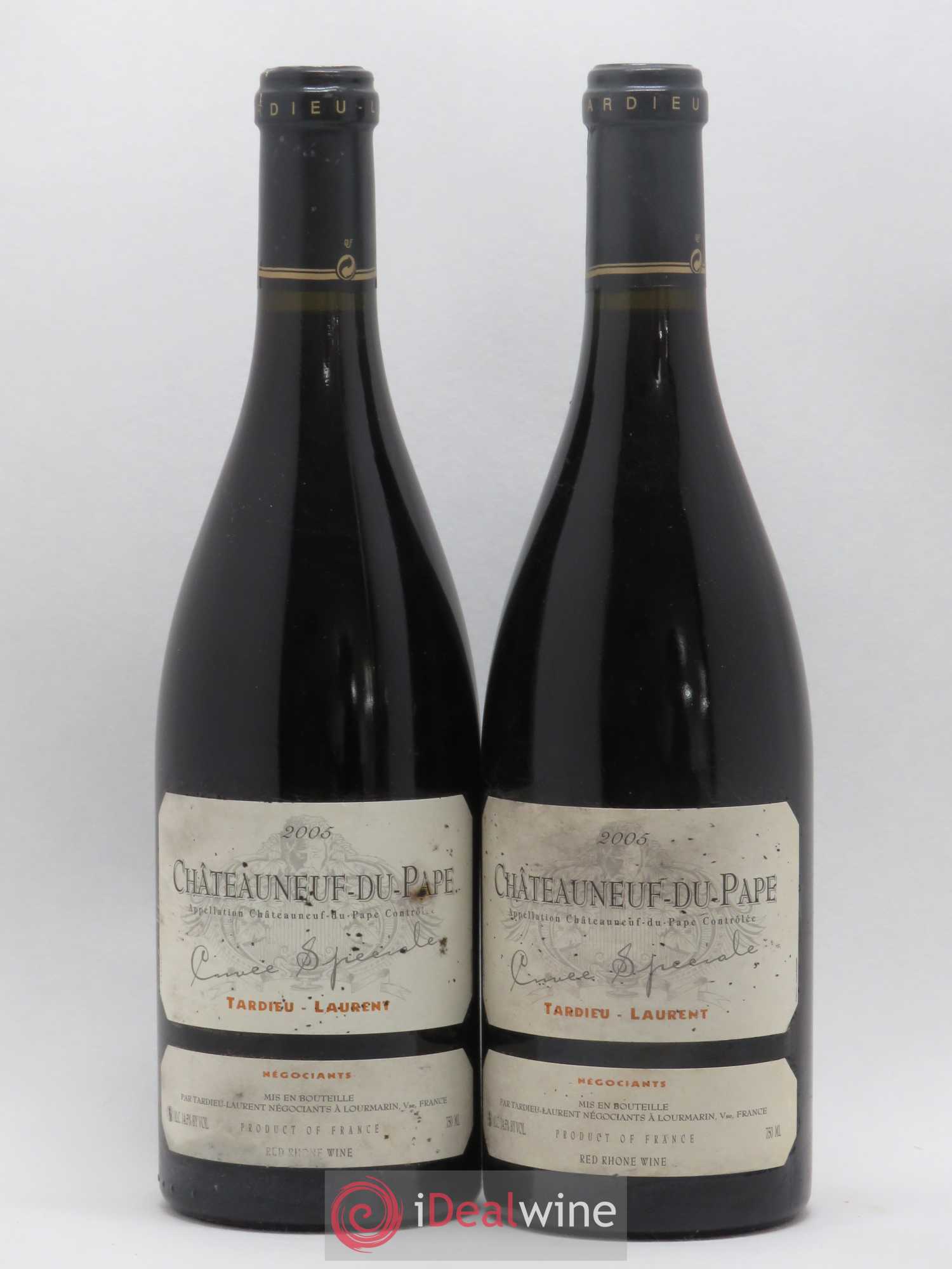 Châteauneuf-du-Pape Tardieu-Laurent Cuvée spéciale Famille Tardieu 2005 - Lot de 2 bouteilles - 0