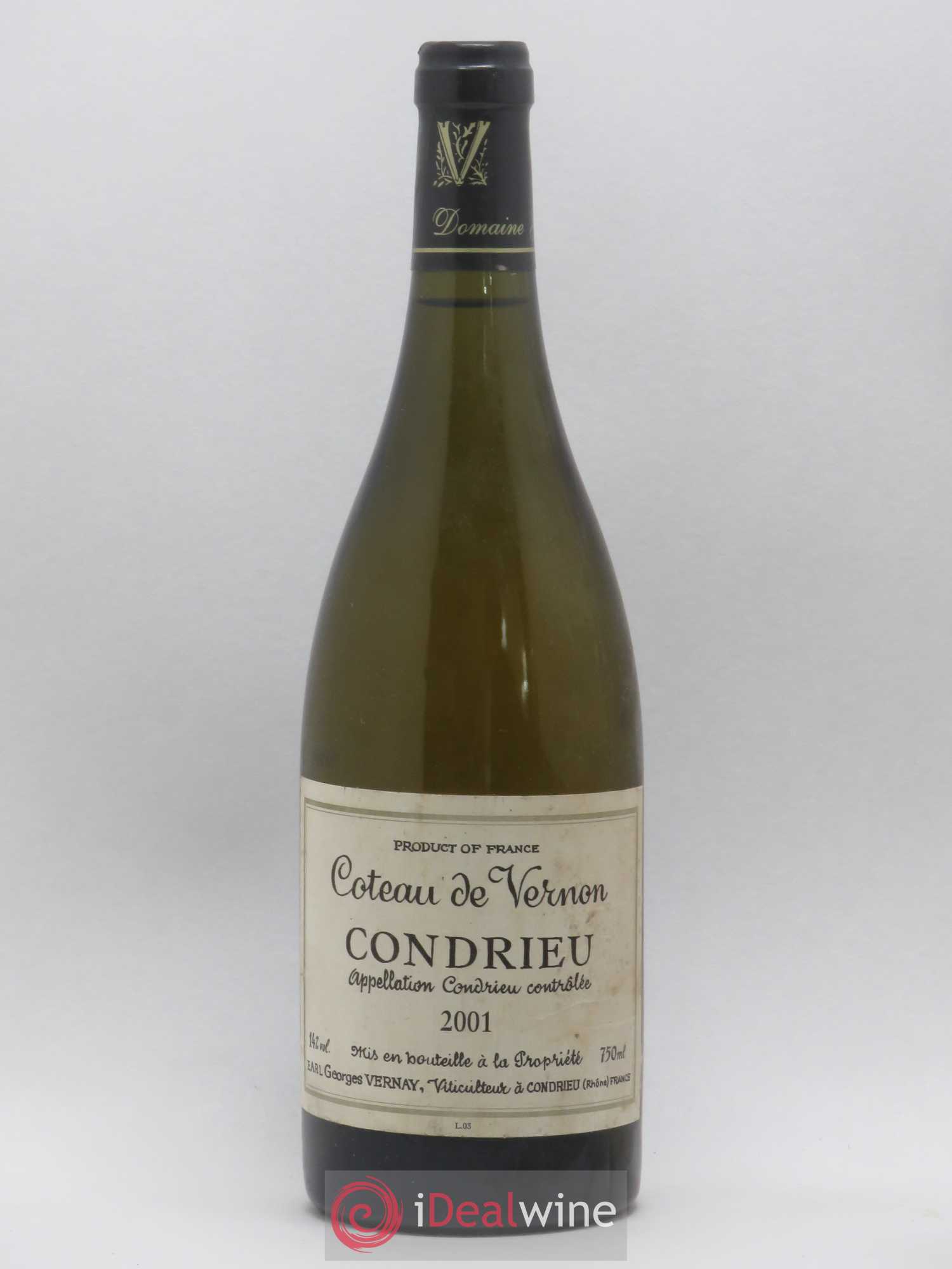 Condrieu Coteau de Vernon Georges Vernay 2001 - Lot de 1 bouteille - 0