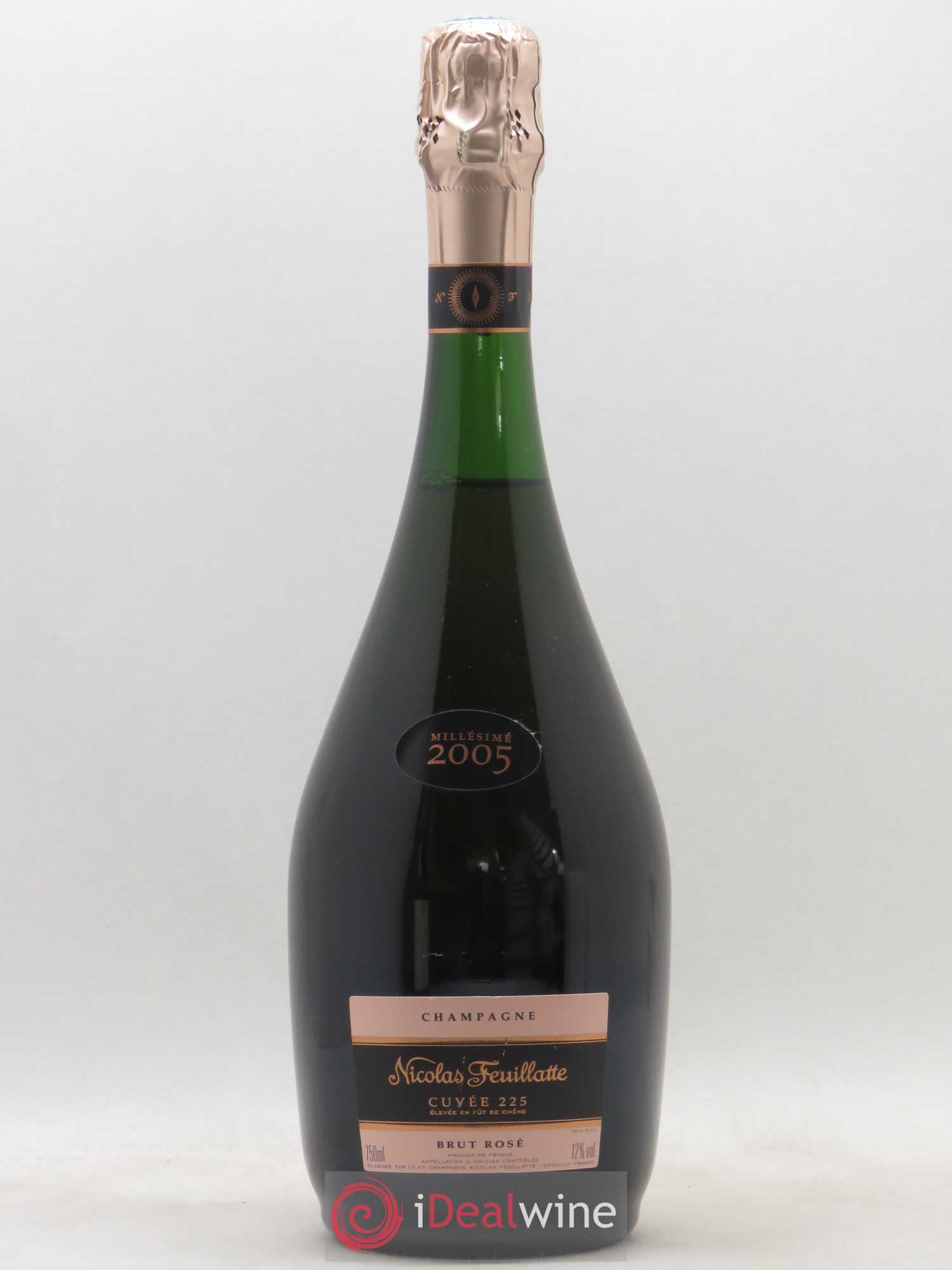 Champagne - Nicolas Feuillate Cuvée 225 2005 - Lot de 1 bouteille - 0