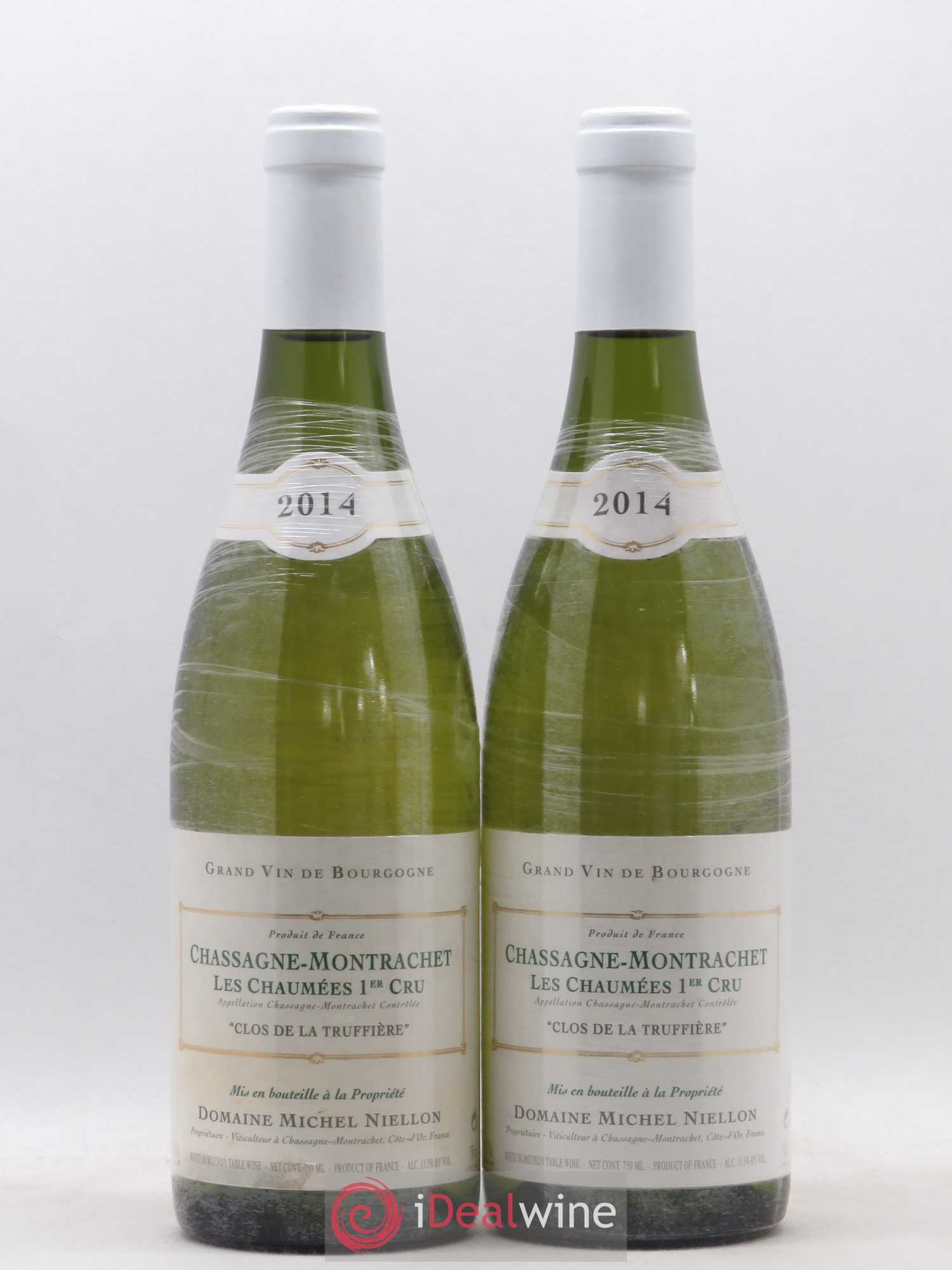 Chassagne-Montrachet 1er Cru Les Chaumées Clos de la Truffière Michel Niellon (Domaine) 2014 - Lot de 2 bouteilles - 0