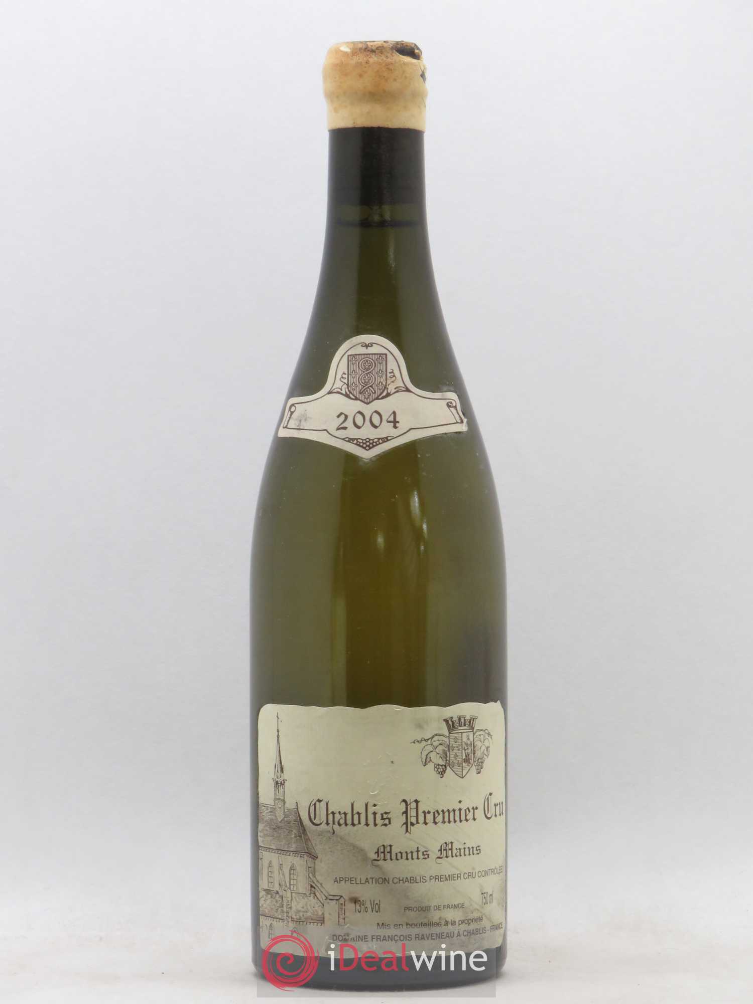 Chablis 1er Cru Monts Mains Raveneau (Domaine) 2004 - Lot de 1 bouteille - 0
