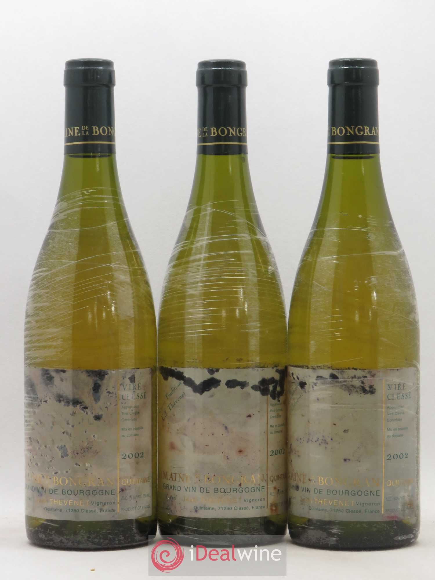 Viré-Clessé Quintaine Cuvée Tradition Domaine de La Bongran 2002 - Posten von 3 Flaschen - 0