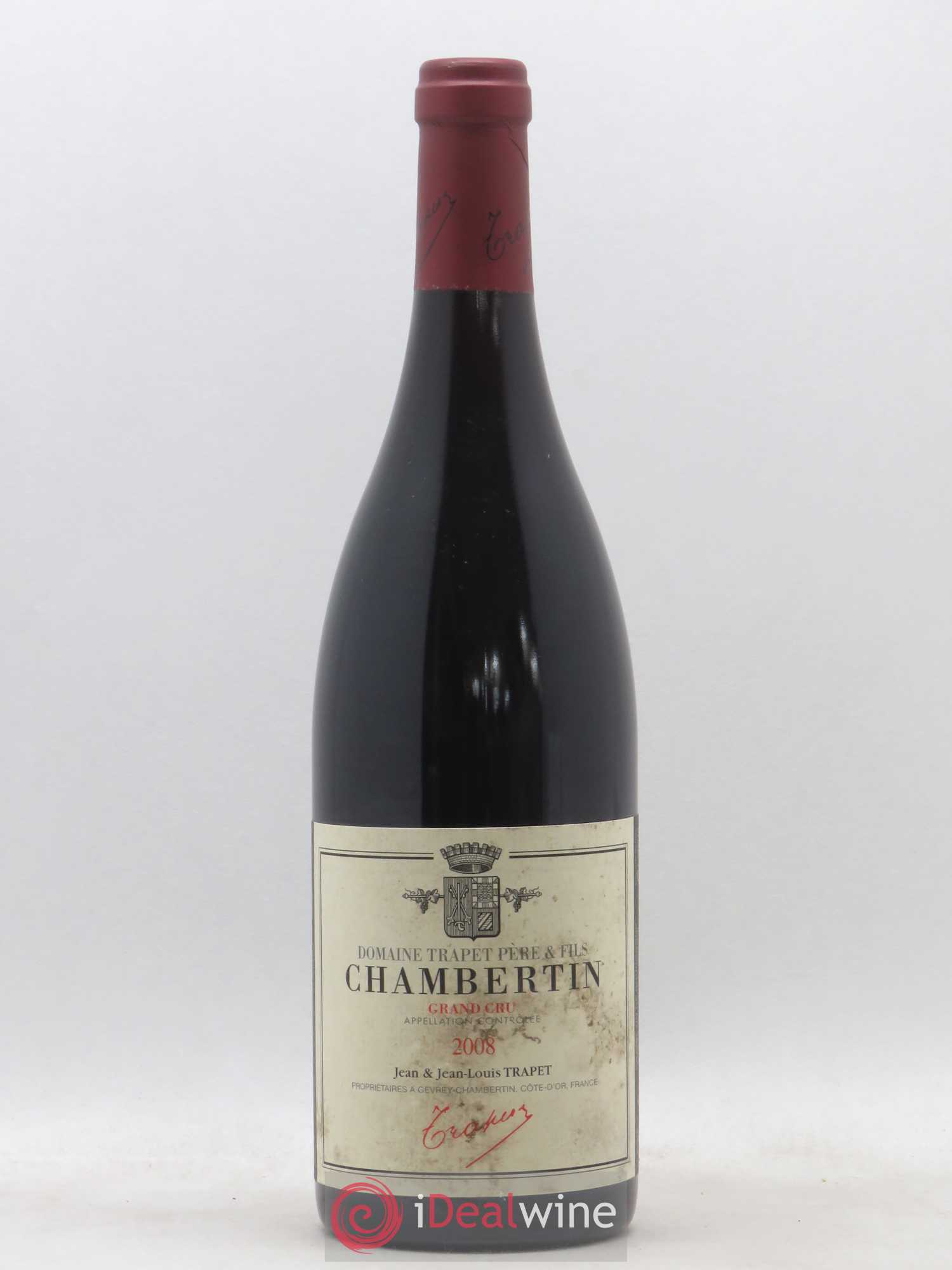 Chambertin Grand Cru Domaine Trapet 2008 - Lot de 1 bouteille - 0