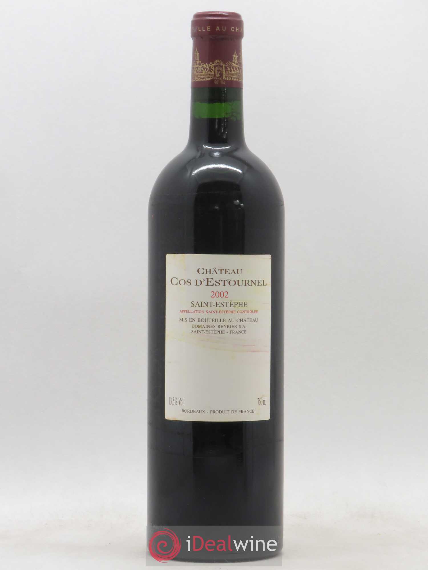Cos d'Estournel 2ème Grand Cru Classé 2002 - Lot de 1 bouteille - 1