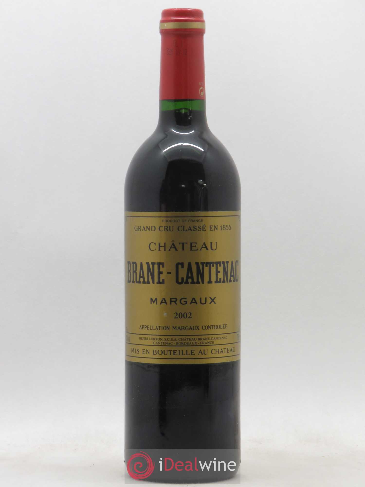 Château Brane Cantenac 2ème Grand Cru Classé 2002 - Lot de 1 bouteille - 0