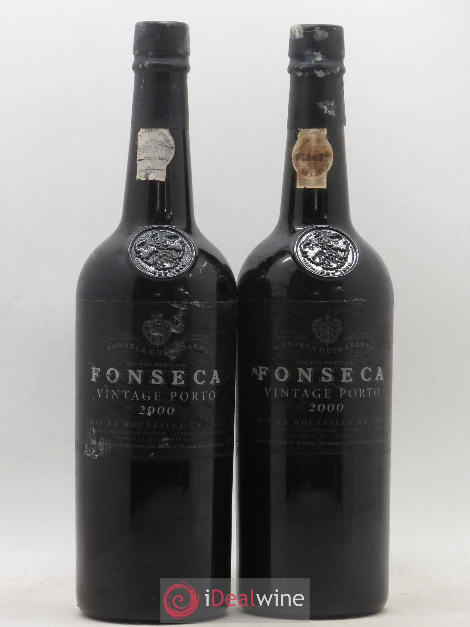 Porto Fonseca Vintage Fonseca Guimaraens 2000 - Lot de 2 bouteilles - 0