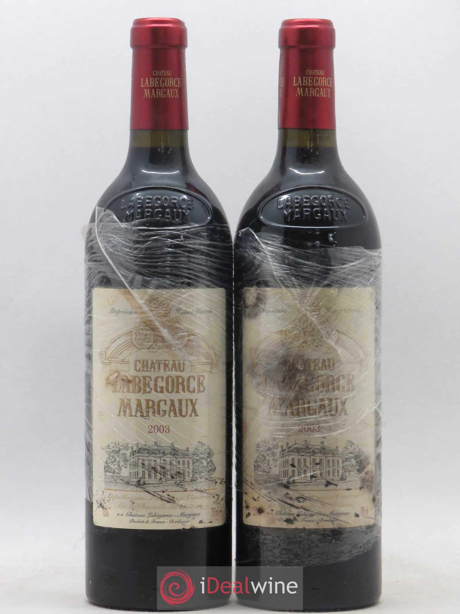 Château Labegorce Cru Bourgeois 2003 - Lot de 2 bouteilles - 0