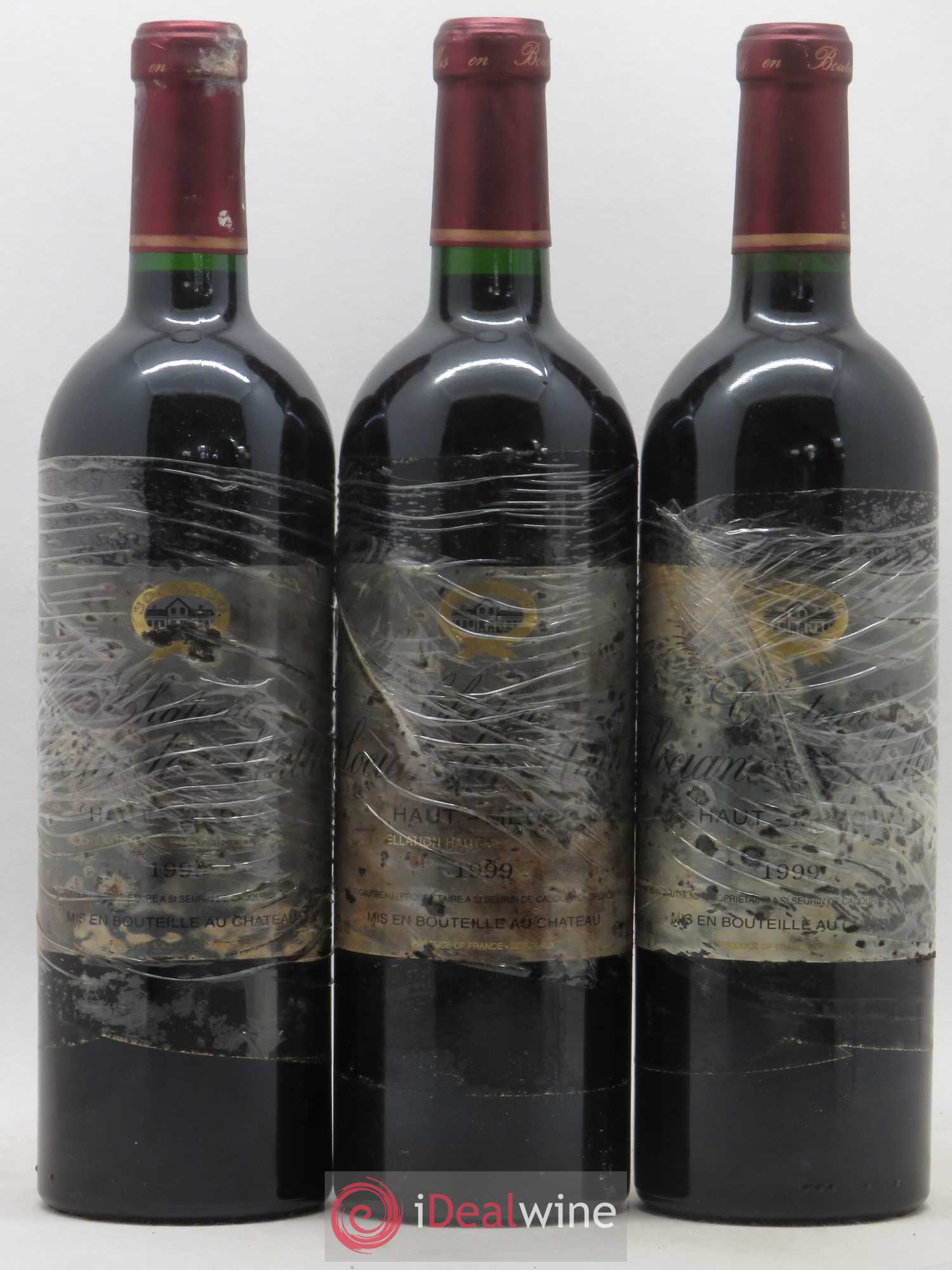 Château Sociando Mallet 1999 - Lot de 3 bouteilles - 0