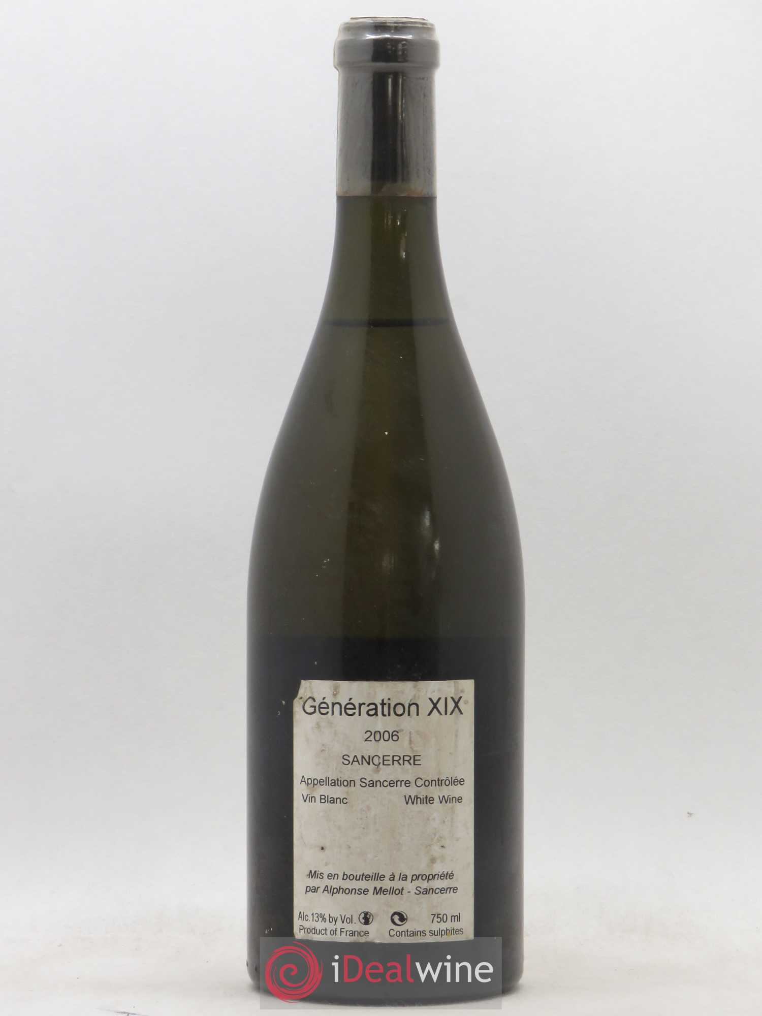 Sancerre Génération XIX Alphonse Mellot 2006 - Lot de 1 bouteille - 1