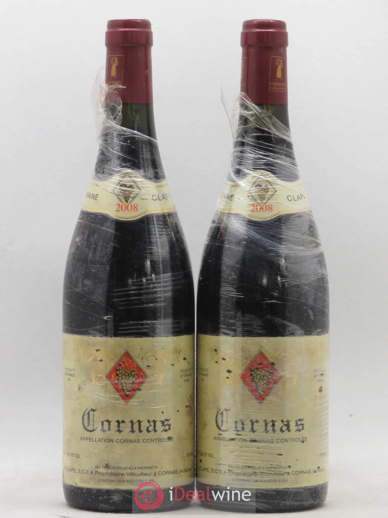 Cornas Auguste Clape 2008 - Lot de 2 bouteilles - 0
