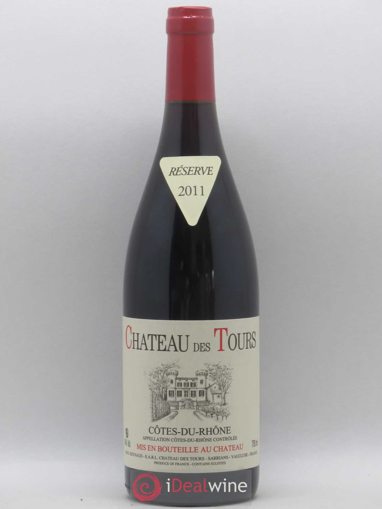 Côtes-du-Rhône Château des Tours Emmanuel Reynaud 2011 - Lot de 1 bouteille - 0