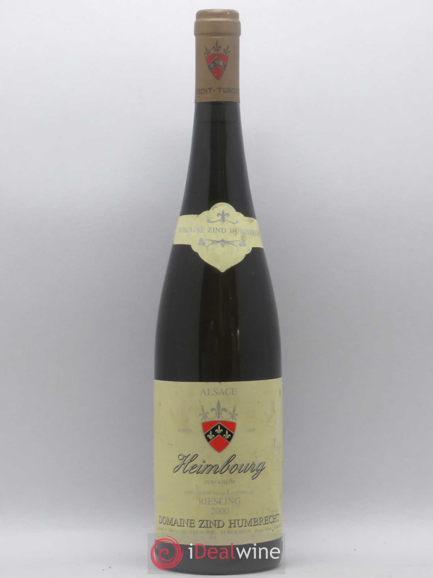 Riesling Heimbourg Domaine Zind Humbrecht 2000 - Lot de 1 bouteille - 0