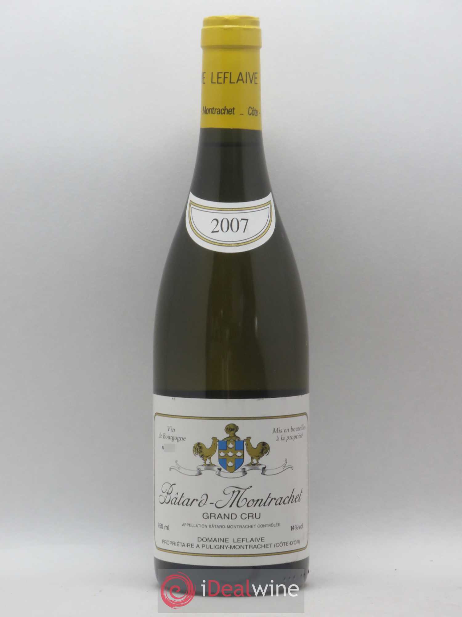 Bâtard-Montrachet Grand Cru Leflaive (Domaine) 2007 - Lot de 1 bouteille - 0