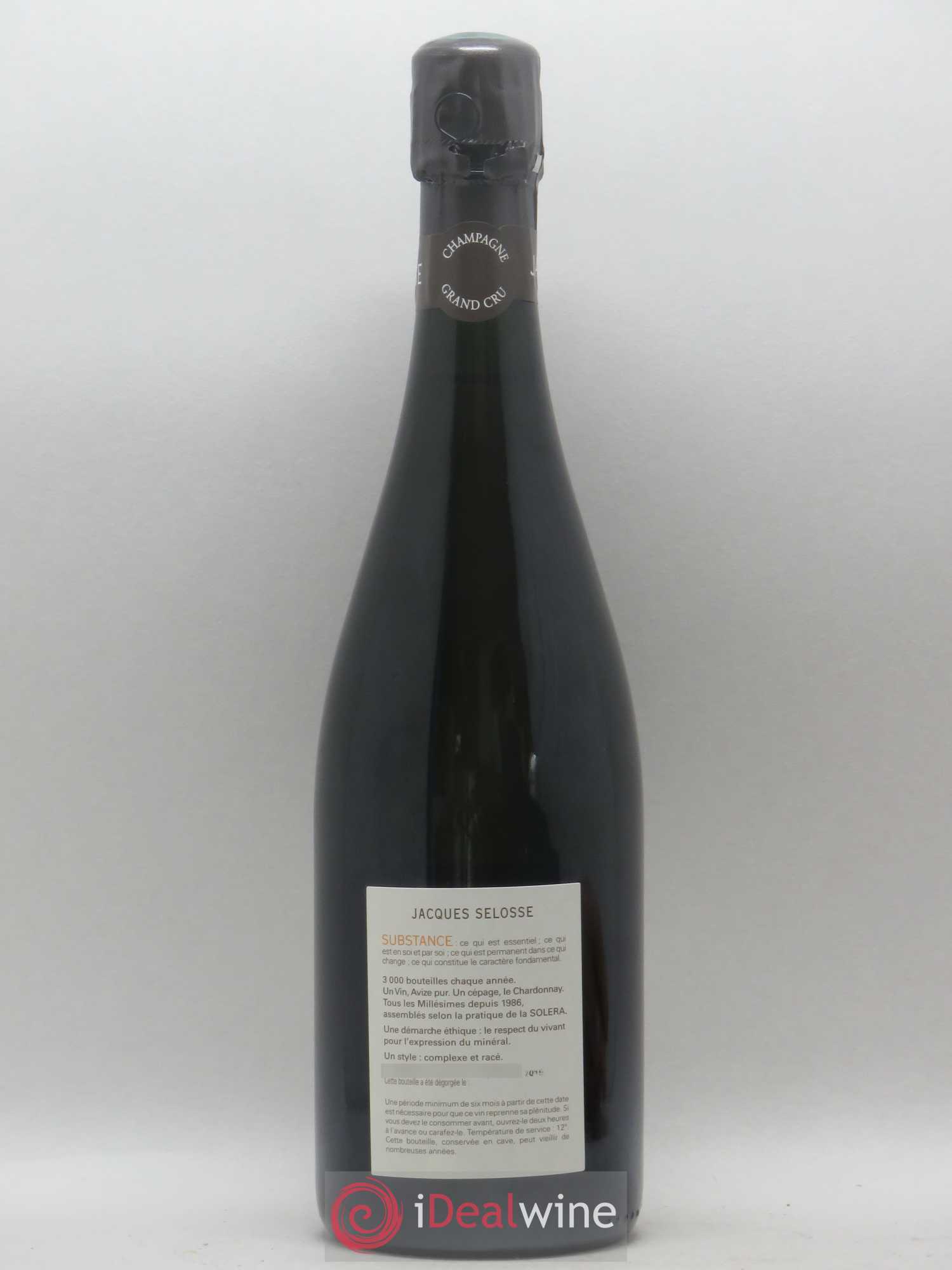 Substance Jacques Selosse - Lot de 1 bouteille - 1