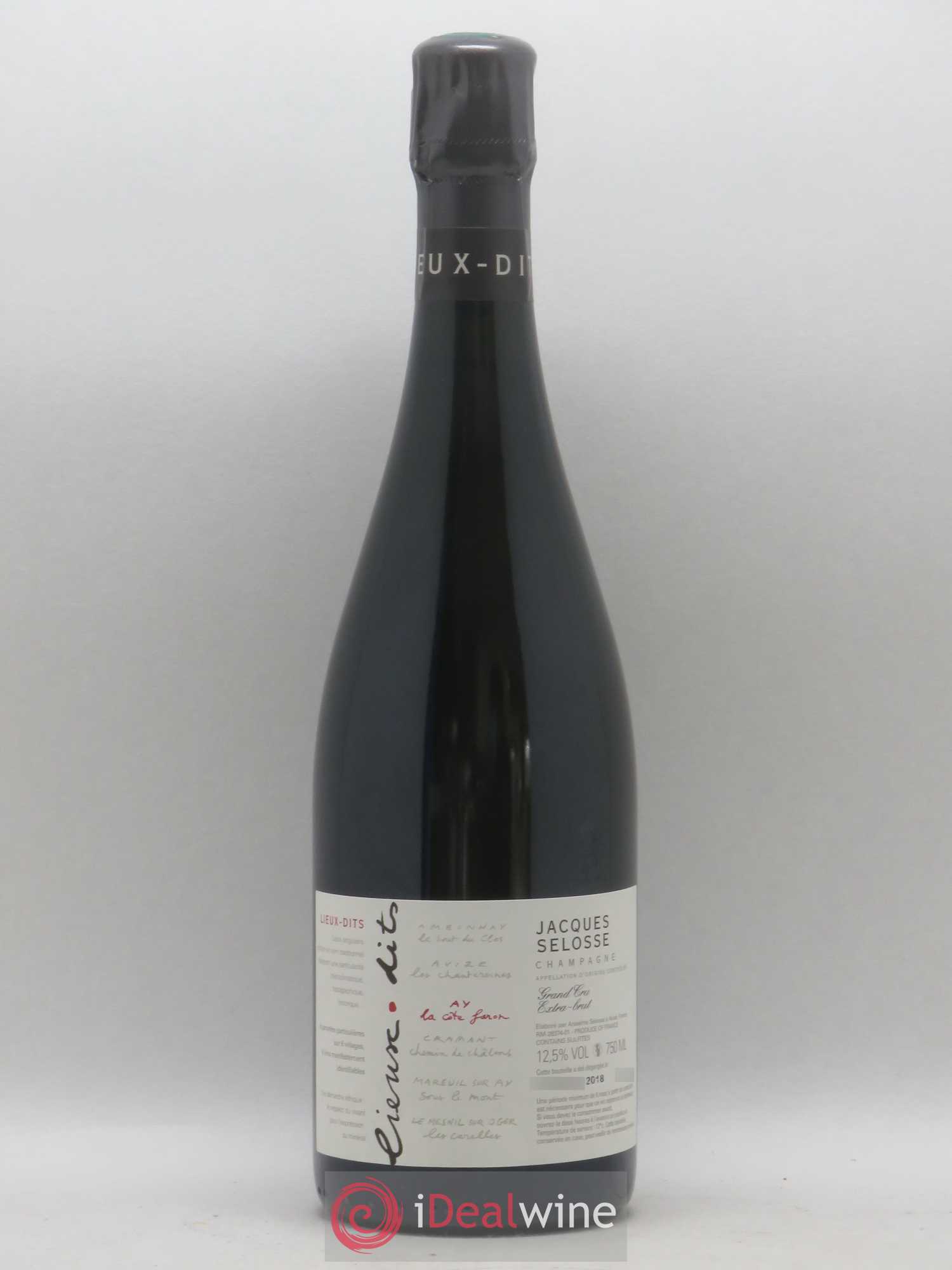 La Côte Faron Blanc de Noirs Grand Cru Extra-Brut Jacques Selosse - Lot de 1 bouteille - 0