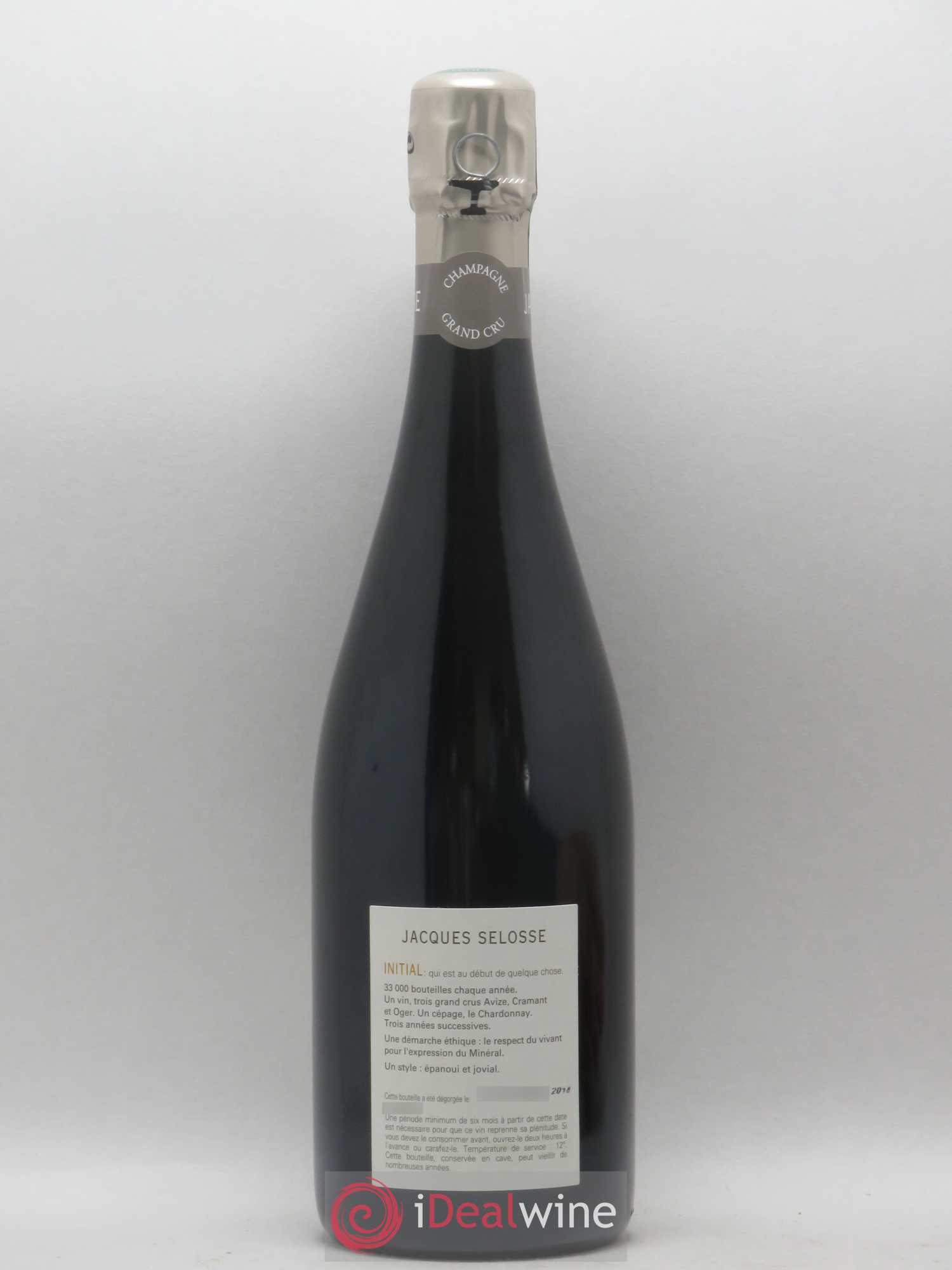 Initial Brut Jacques Selosse - Lot de 1 bouteille - 1