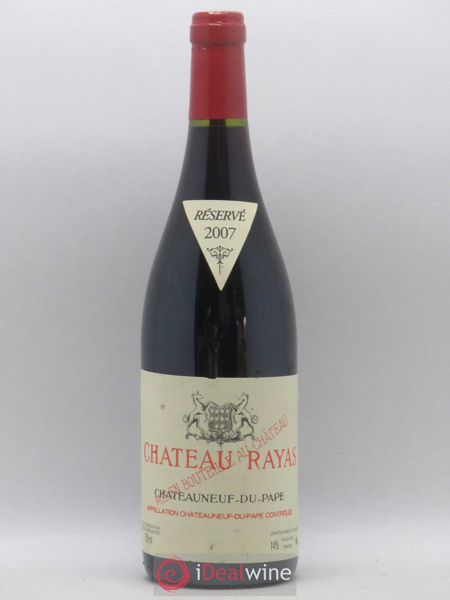 Châteauneuf-du-Pape Château Rayas Emmanuel Reynaud 2007 - Lot de 1 bouteille - 0