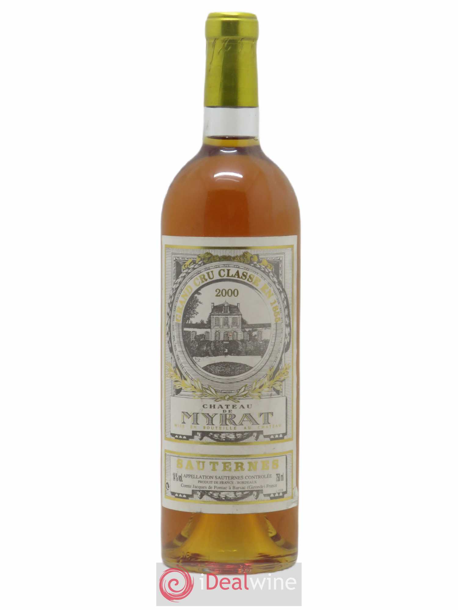 Château de Myrat 2ème Grand Cru Classé 2000 - Lotto di 1 bottiglia - 0