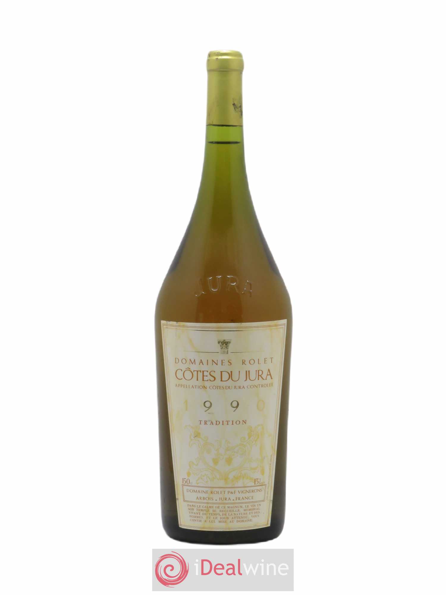 Côtes du Jura Tradition Domaine Rolet 1990 - Lot de 1 magnum - 0