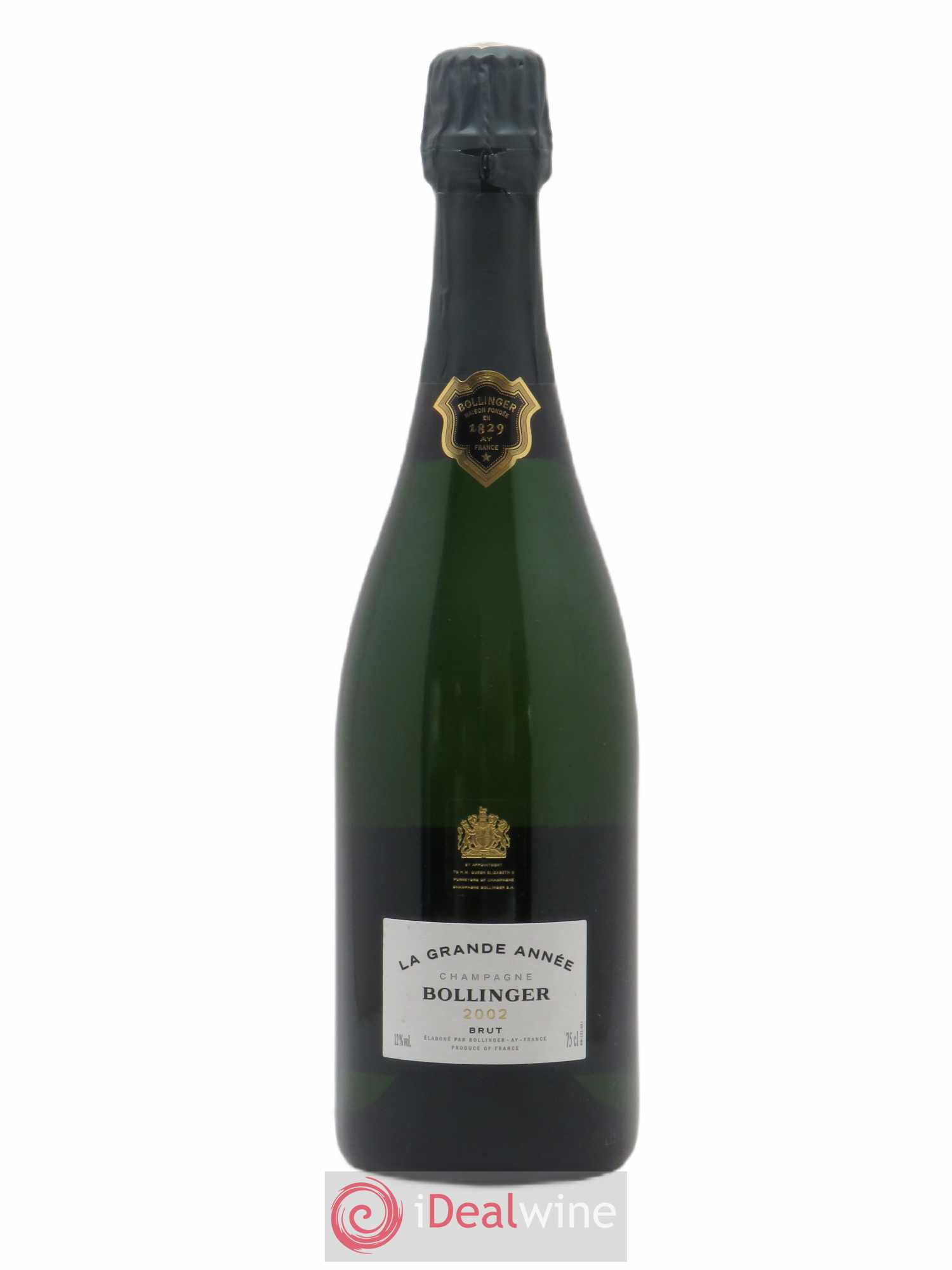La Grande Année Brut Bollinger 2002 - Lot de 1 bouteille - 0