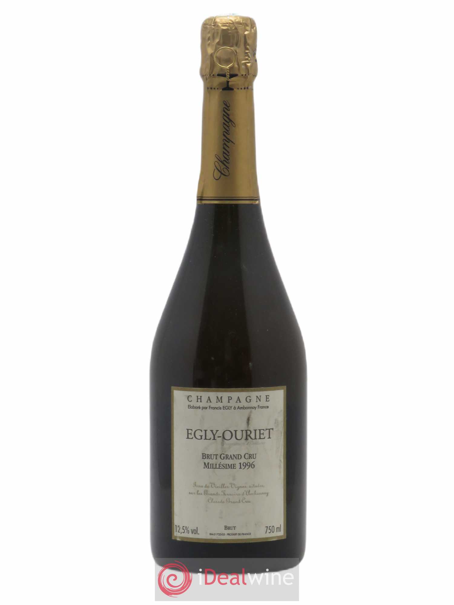 Grand Cru Brut Egly-Ouriet 1996 - Lot de 1 bouteille - 0