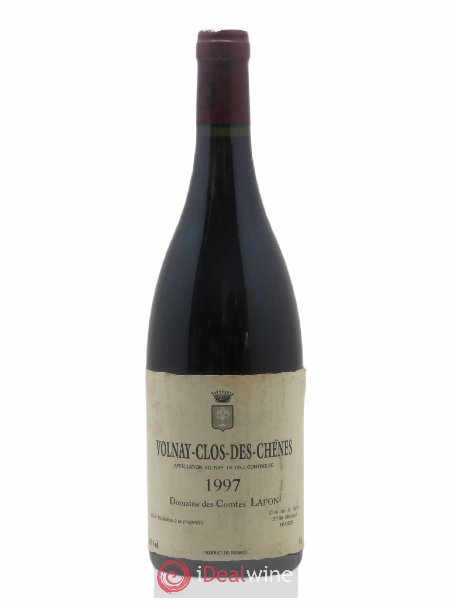 Volnay 1er Cru Clos des Chênes Comtes Lafon (Domaine des) 1997 - Lot de 1 bouteille - 0