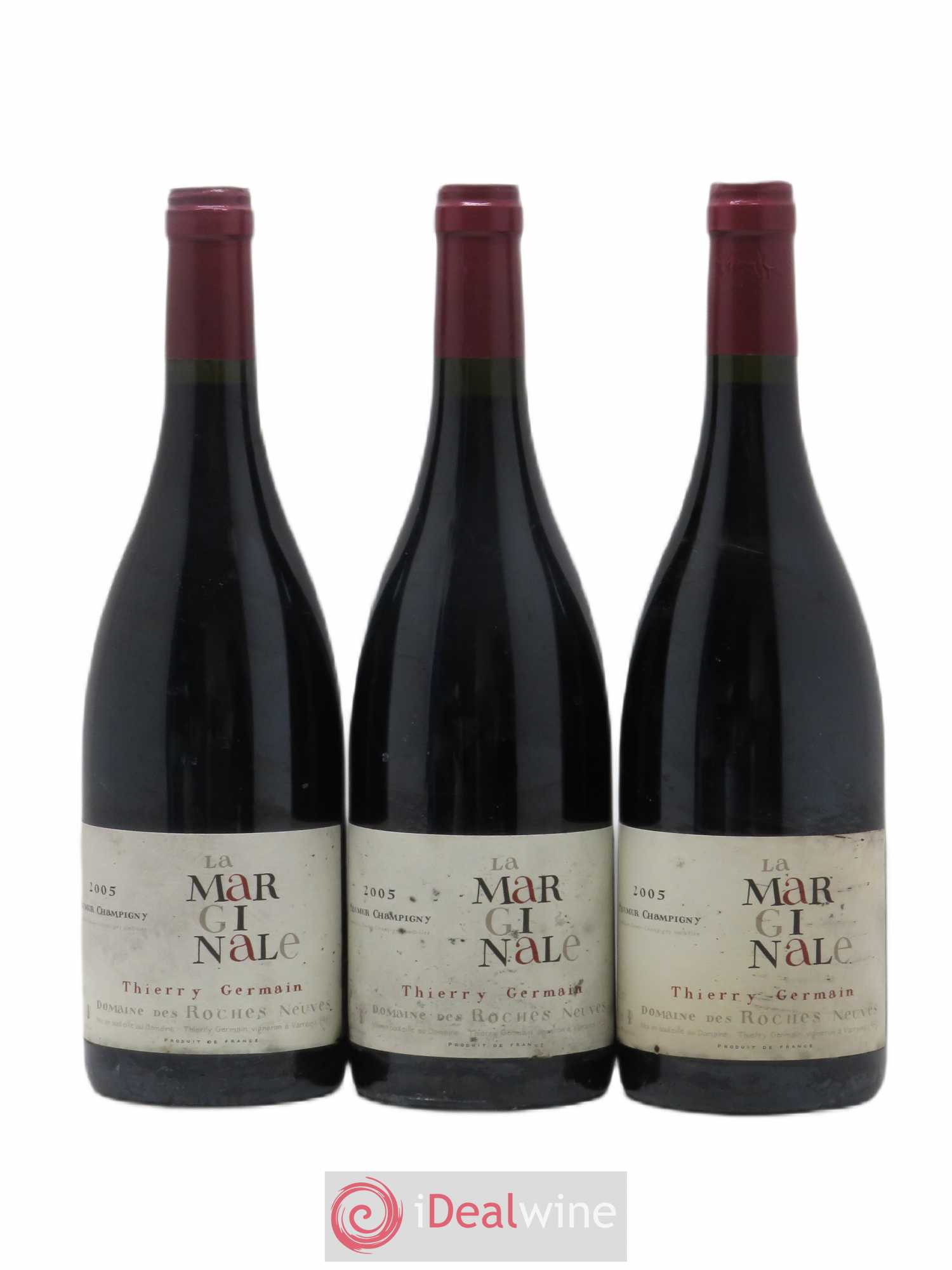 Saumur-Champigny La Marginale Domaine des Roches Neuves - Thierry Germain 2005 - Lot de 3 bouteilles - 0