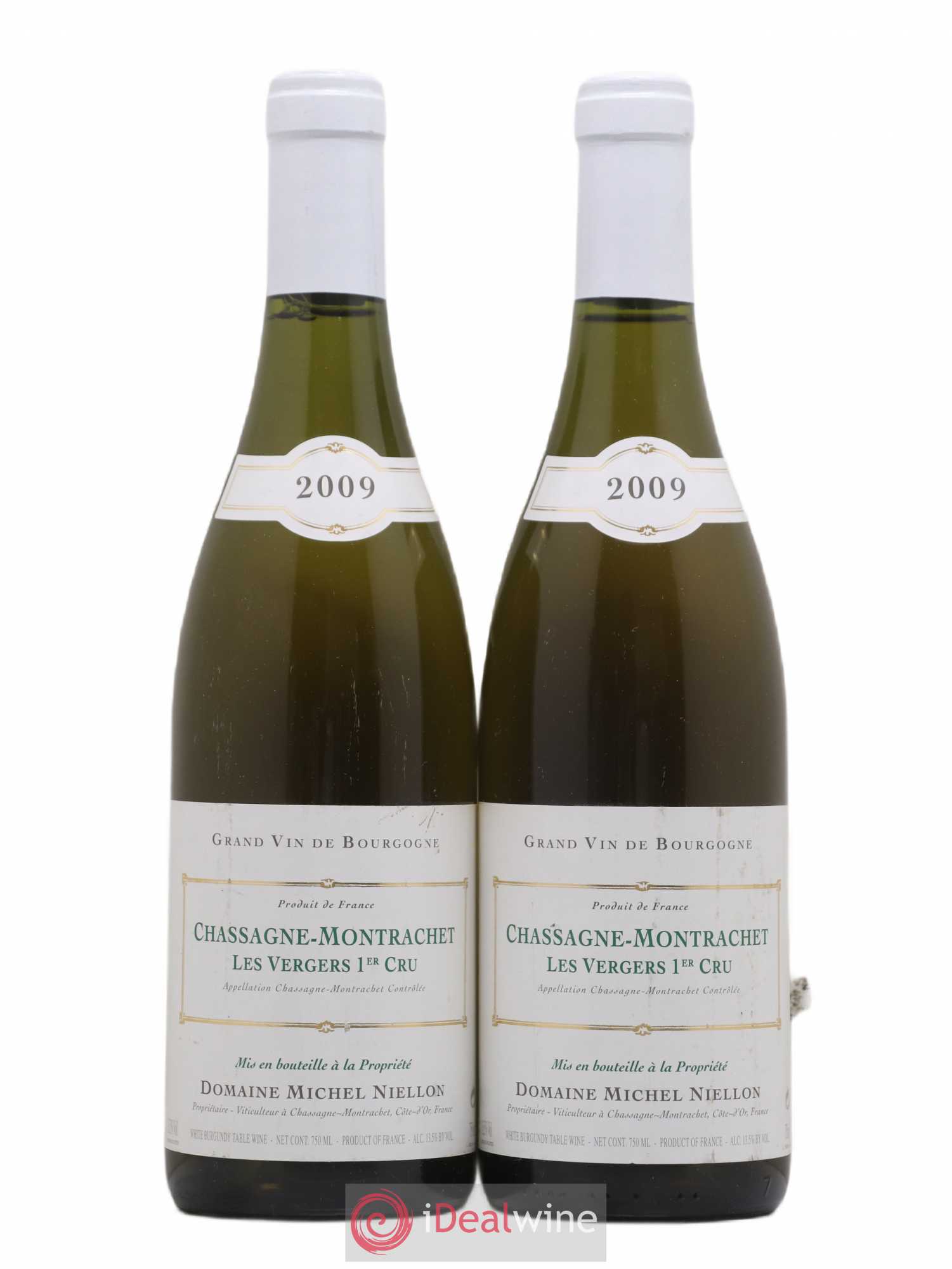 Chassagne-Montrachet 1er Cru Les Vergers Michel Niellon (Domaine) 2009 - Lot de 2 bouteilles - 0