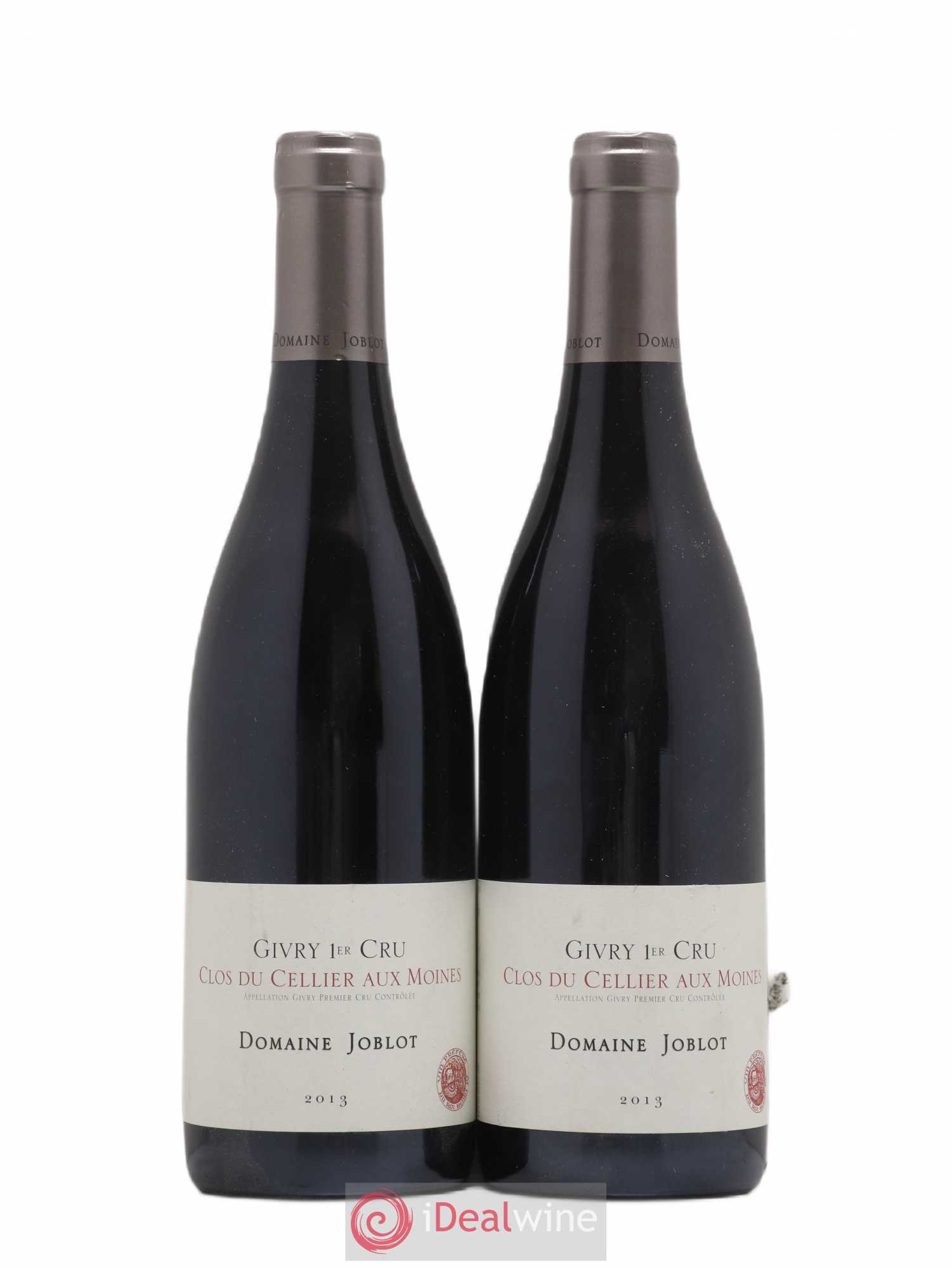 Givry 1er Cru Clos du Cellier aux Moines Joblot (Domaine) 2013 - Lot de 2 bouteilles - 0