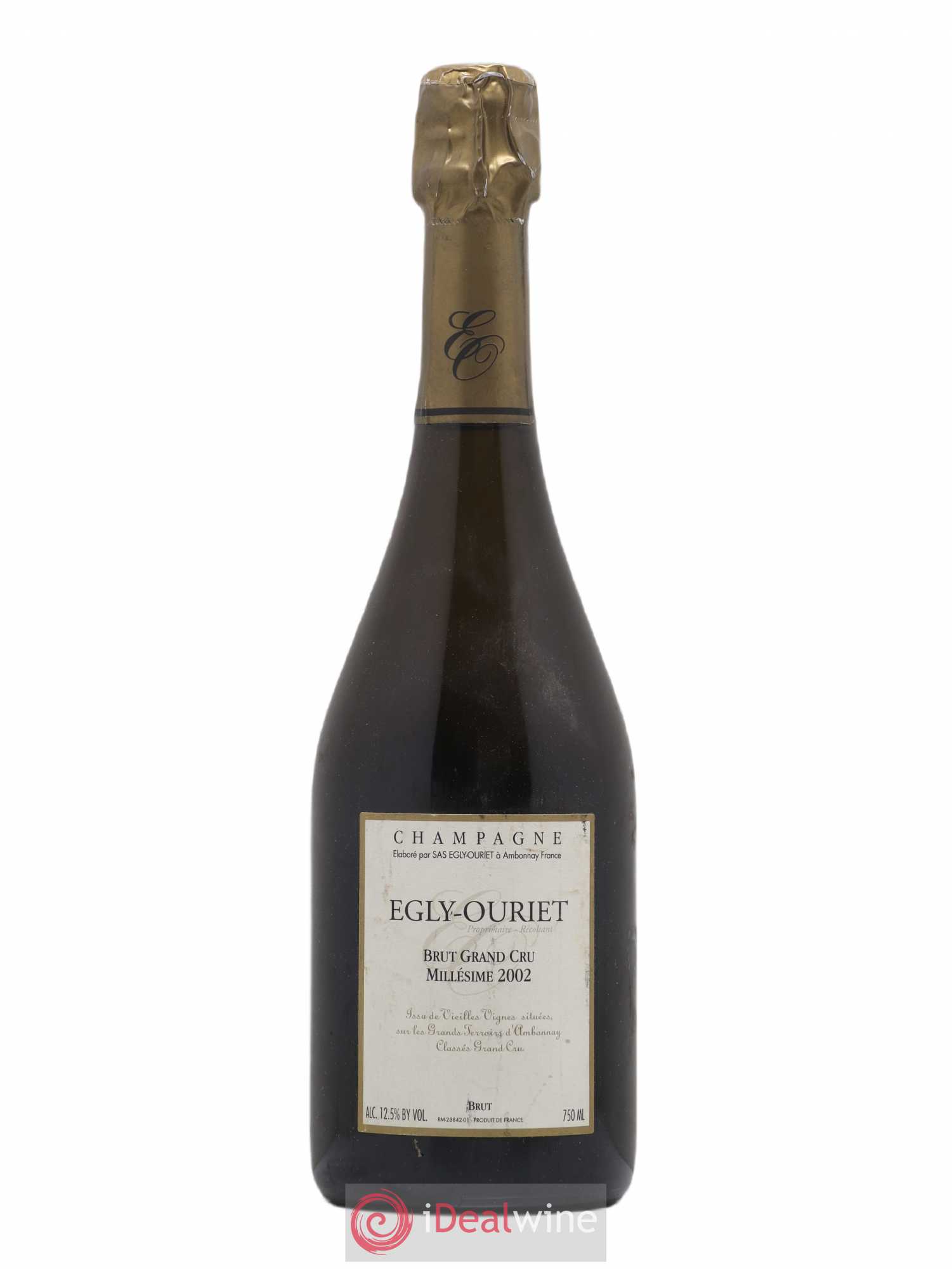 Ambonnay Vieilles Vignes Brut Millésimé Egly-Ouriet Grand Cru 2002 - Lot de 1 bouteille - 0