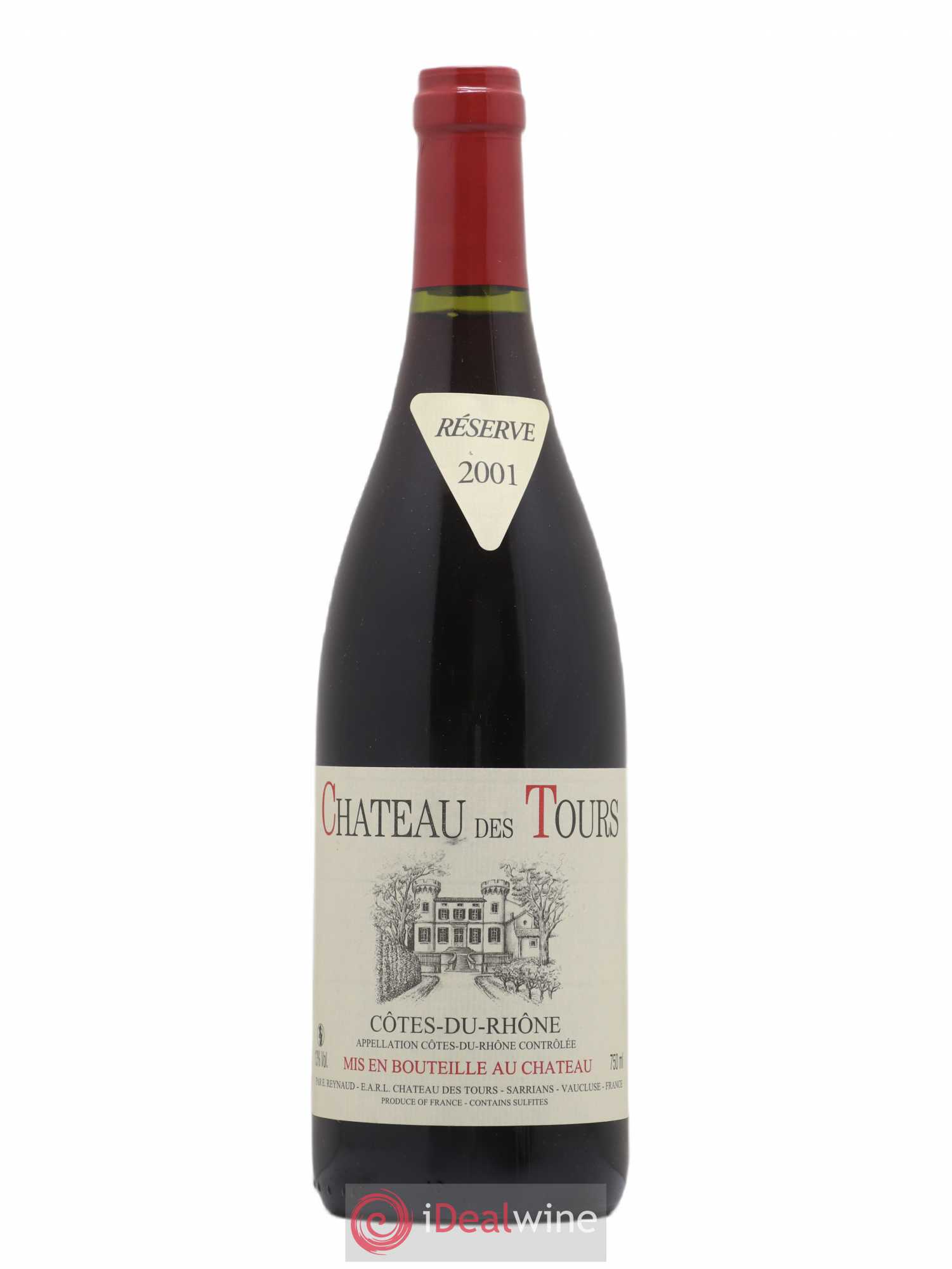 Côtes-du-Rhône Château des Tours Emmanuel Reynaud 2001 - Lot de 1 bouteille - 0
