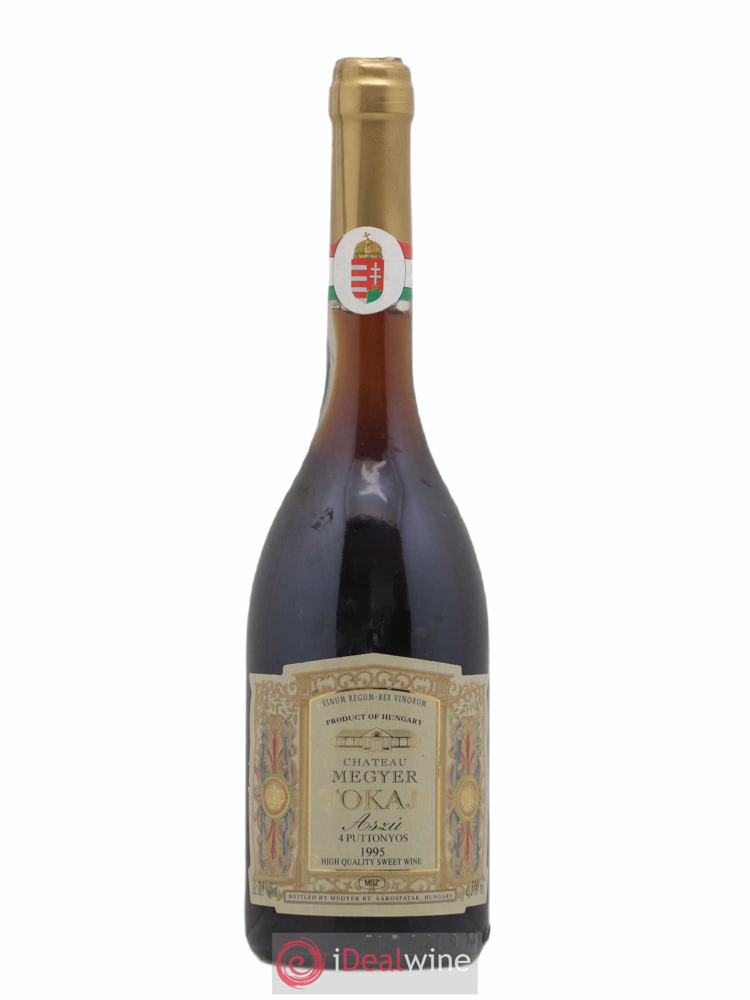 Tokaji Château Megyer 4 Puttonyos Aszu 50Cl 1995 - Lotto di 1 bottiglia - 0