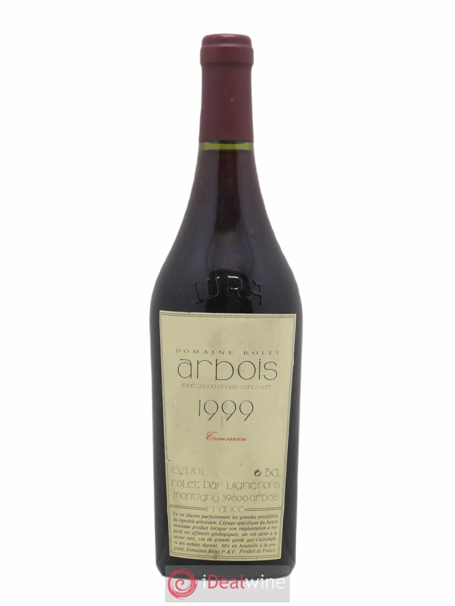 Arbois Trousseau Domaine Rolet 1999 - Lot de 1 bouteille - 0