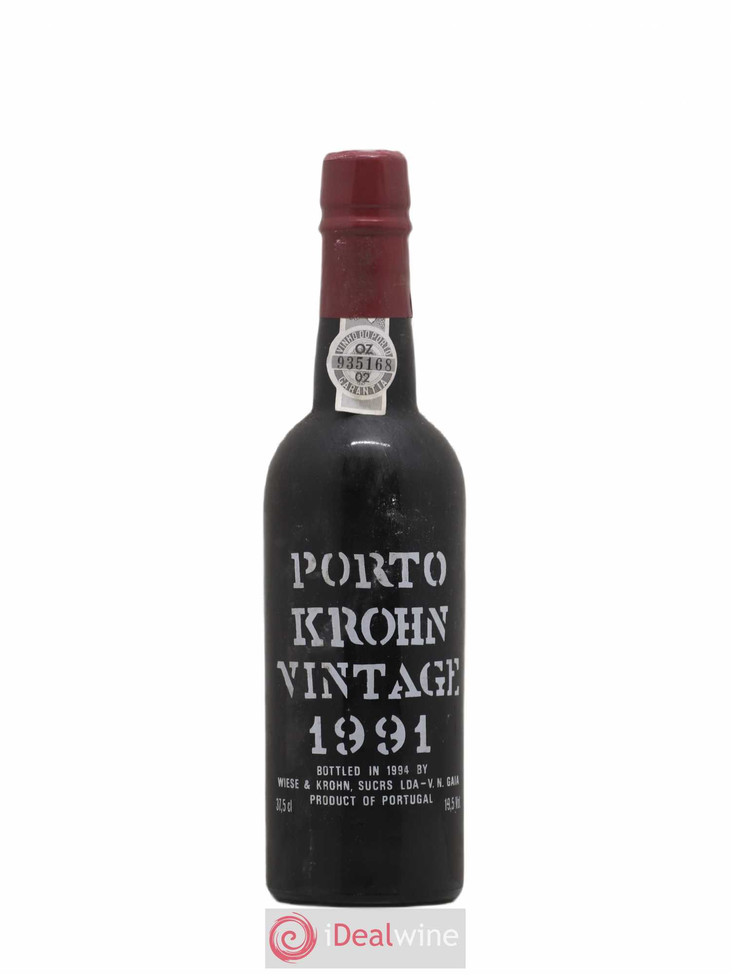Porto Krohn 1991 - Lot de 1 demi bouteille - 0