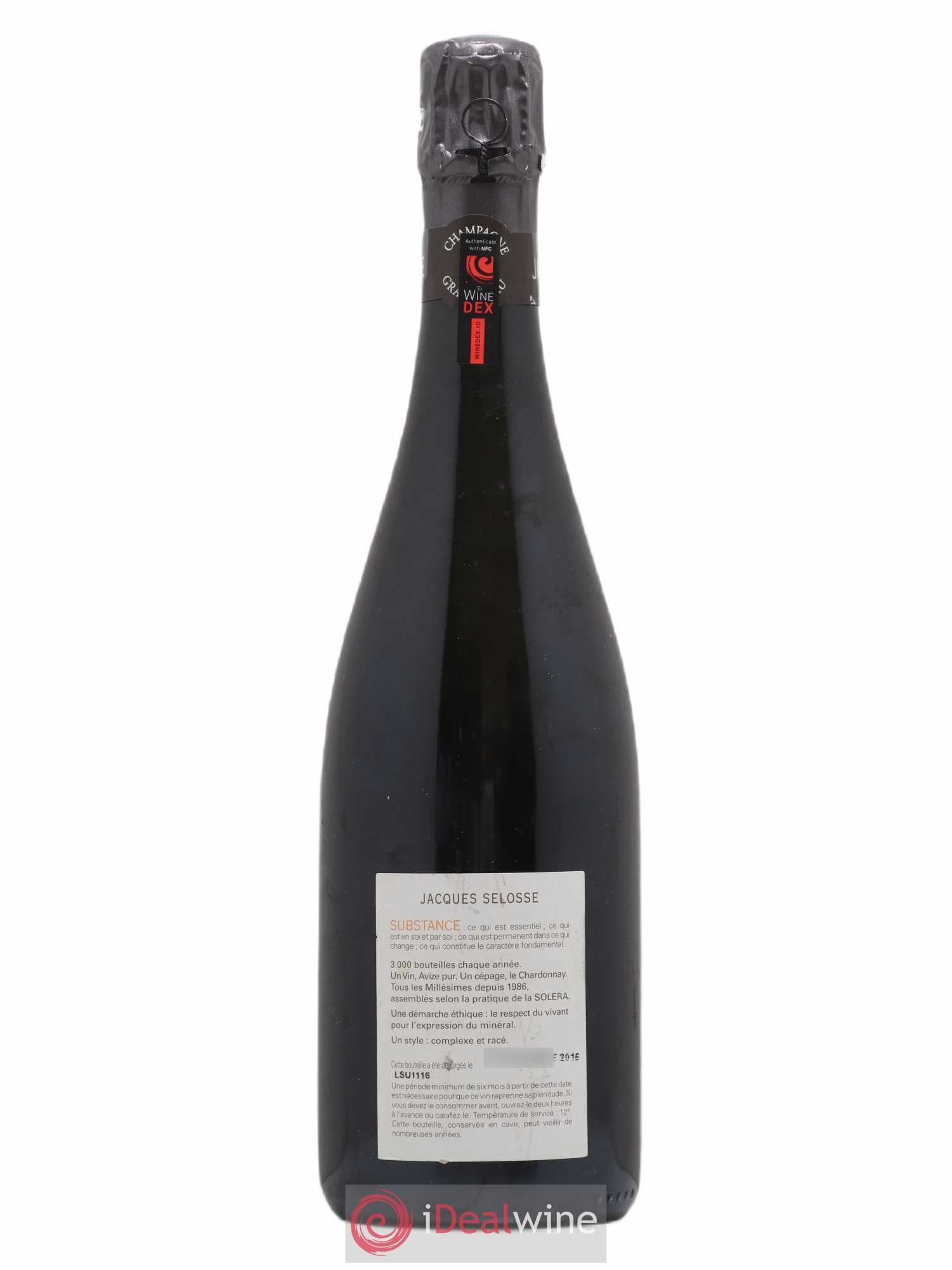 Substance Jacques Selosse Brut - Lot de 1 bouteille - 1
