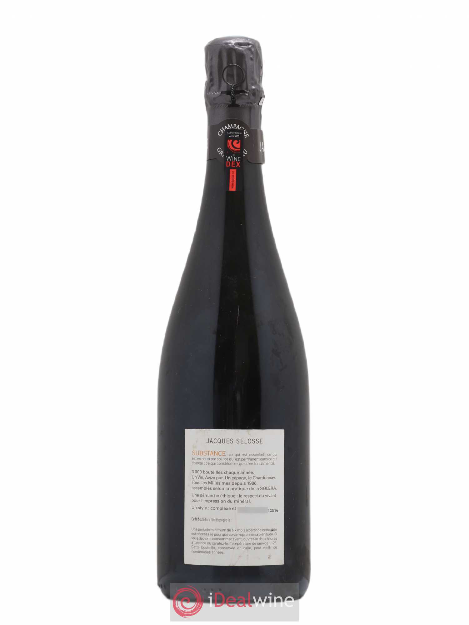 Substance Jacques Selosse Brut - Lot de 1 bouteille - 1