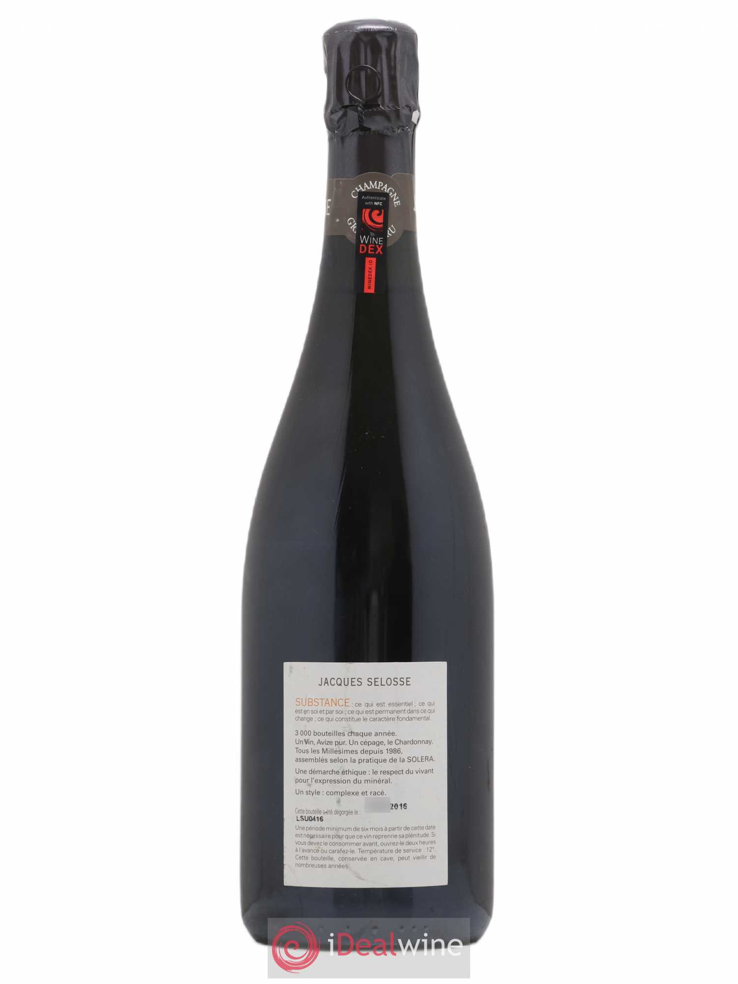 Substance Jacques Selosse Brut - Lot de 1 bouteille - 1