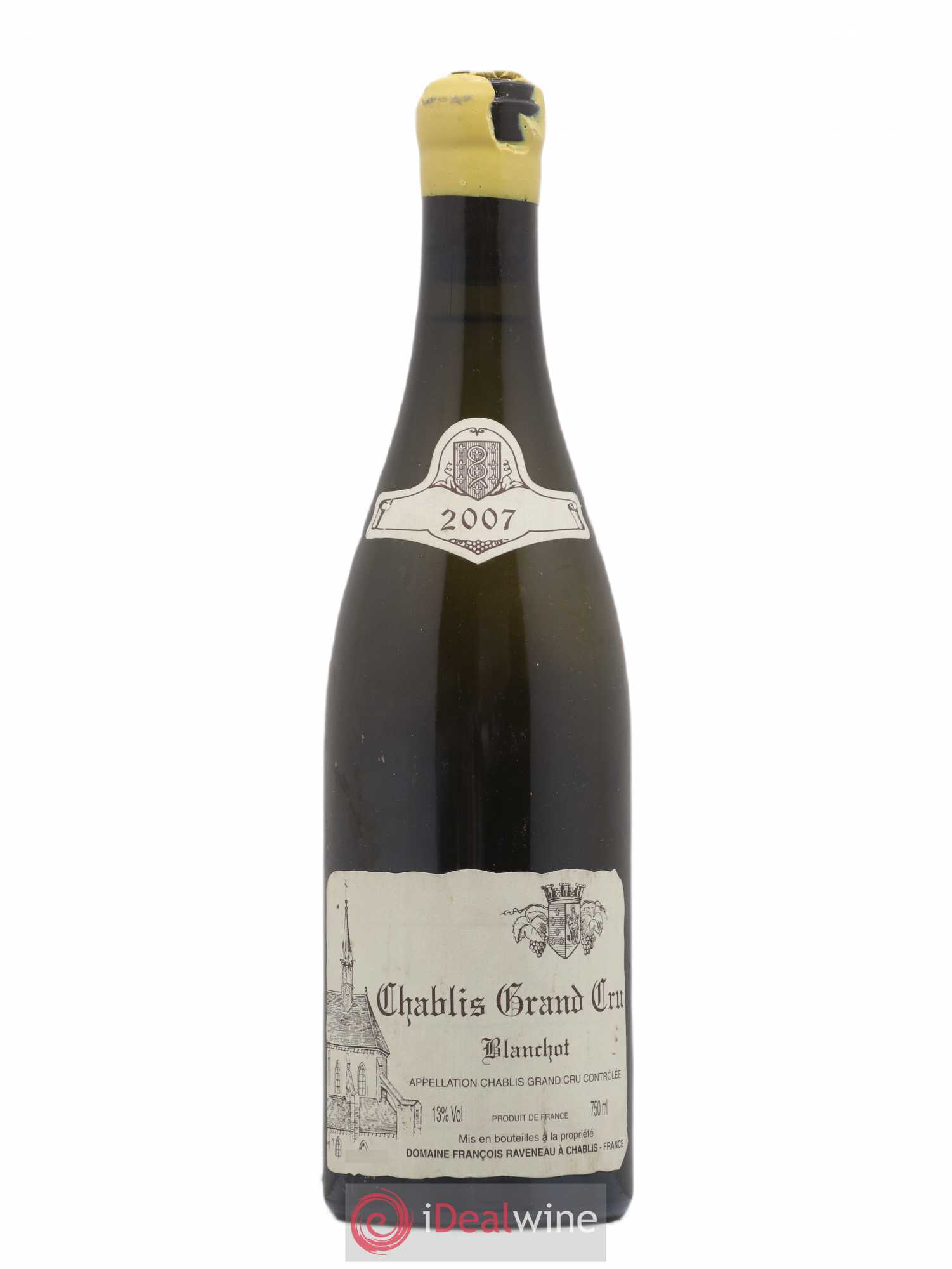 Chablis Grand Cru Blanchot Raveneau (Domaine) 2007 - Lot de 1 bouteille - 0
