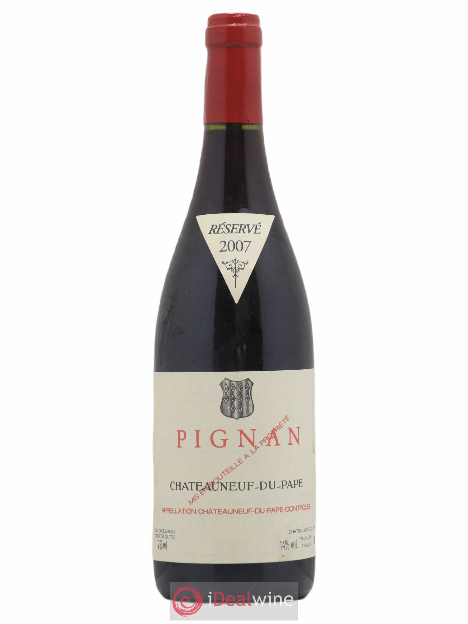 Châteauneuf-du-Pape Pignan Emmanuel Reynaud 2007 - Lot de 1 bouteille - 0