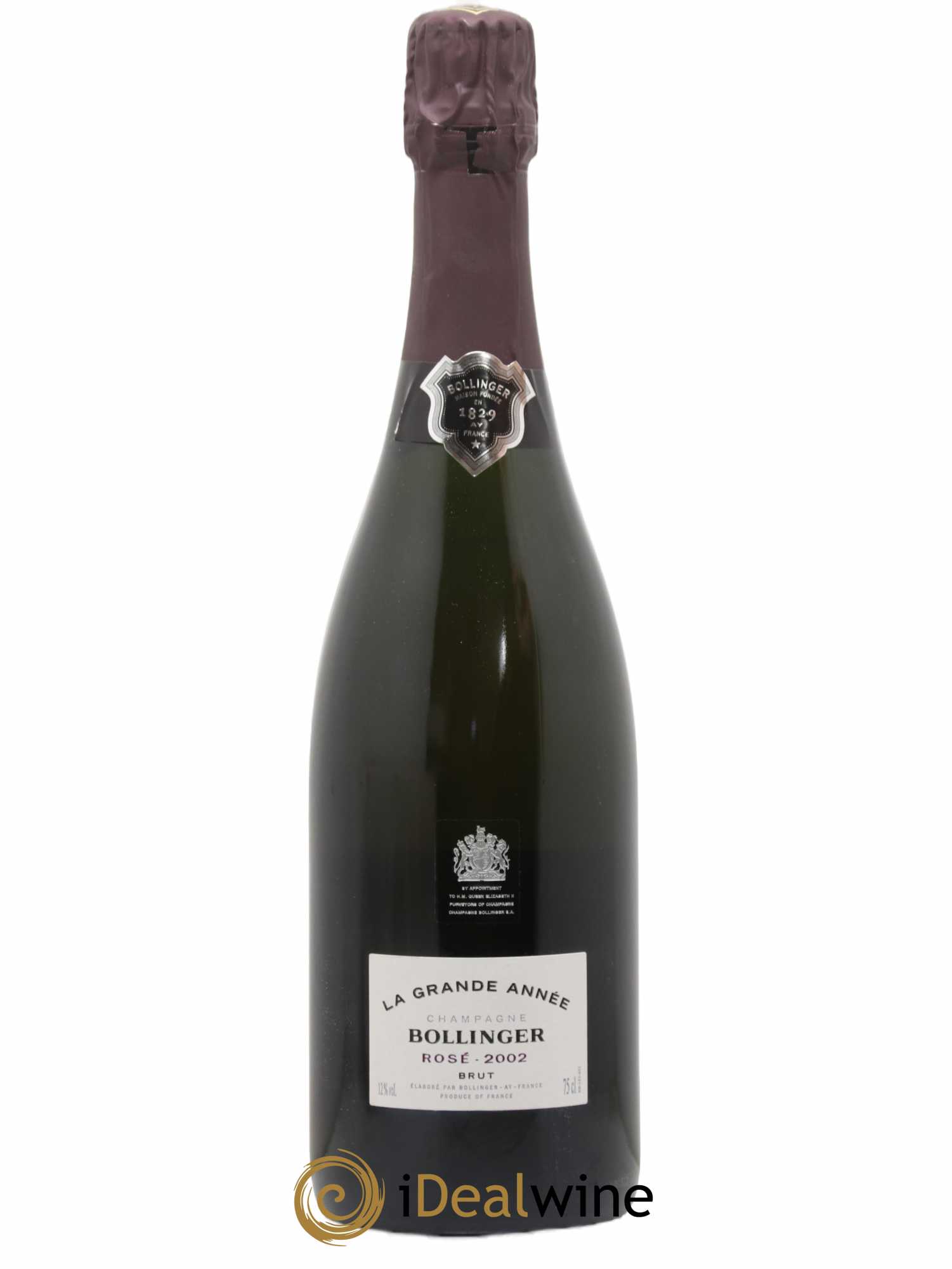 Grande Année Brut Bollinger 2002 - Lot de 1 bouteille - 0